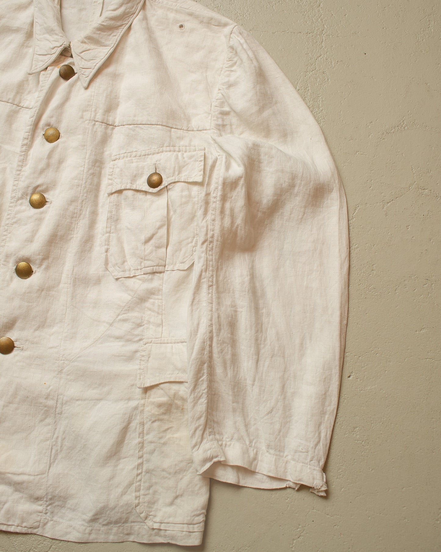 WW2 German Kriegsmarine? Linen Tunic white - S
