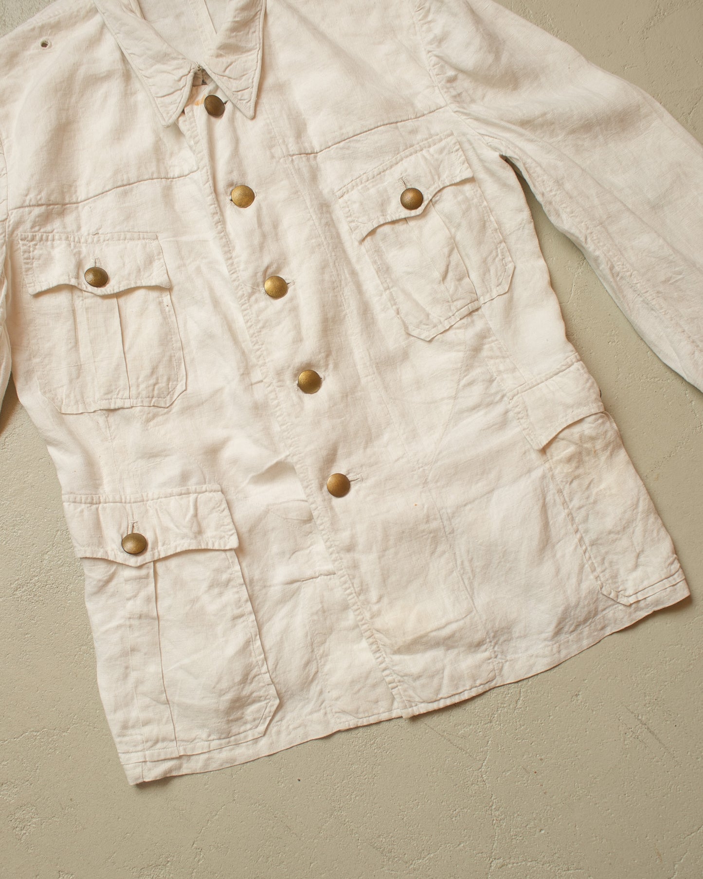 WW2 German Kriegsmarine? Linen Tunic white - S