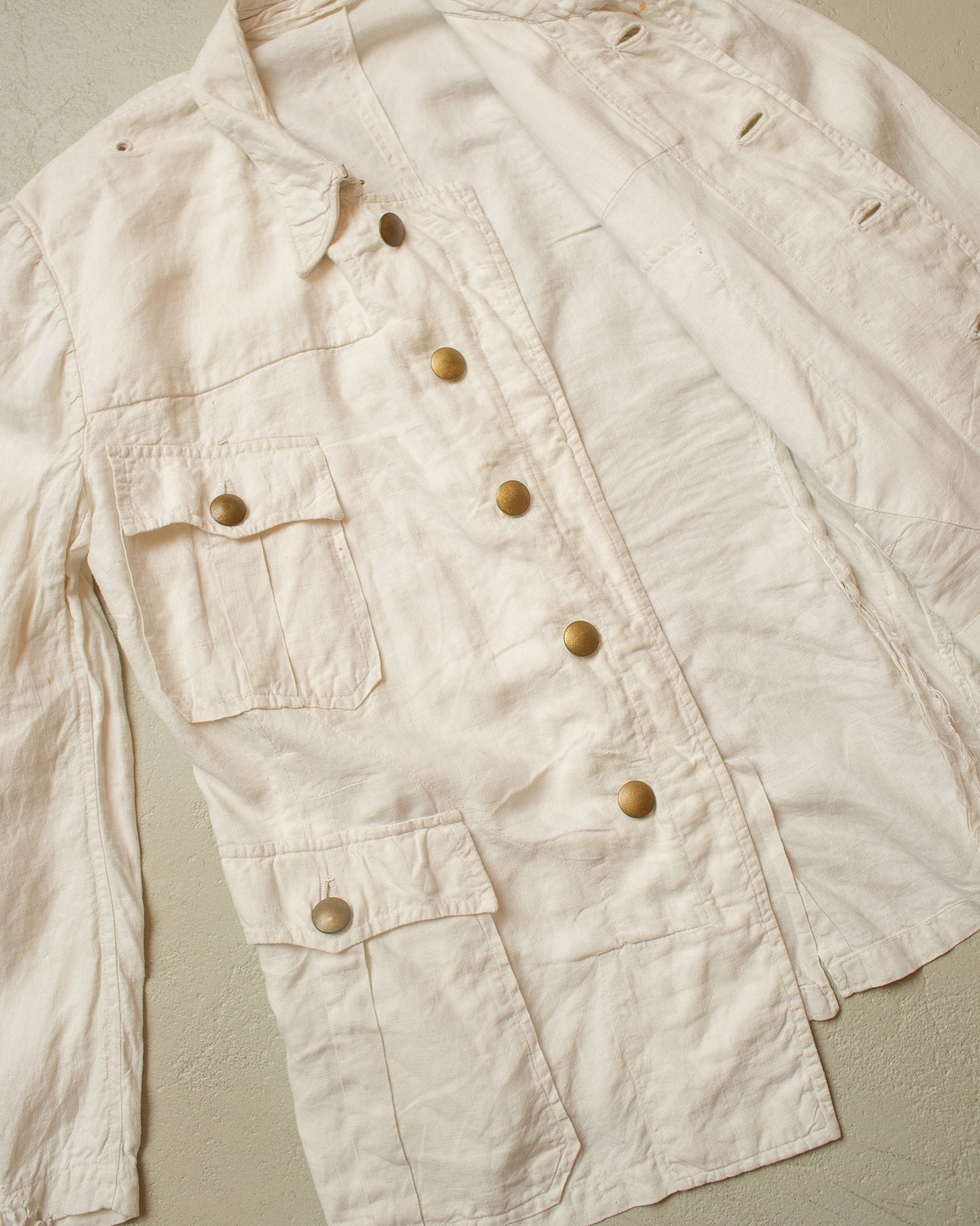 WW2 German Kriegsmarine? Linen Tunic white - S