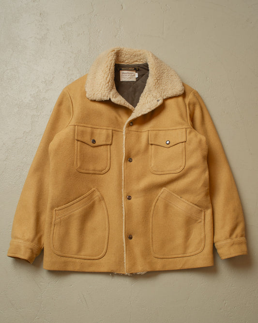 1970s Pendleton Western Wear Wool Coat beige - L