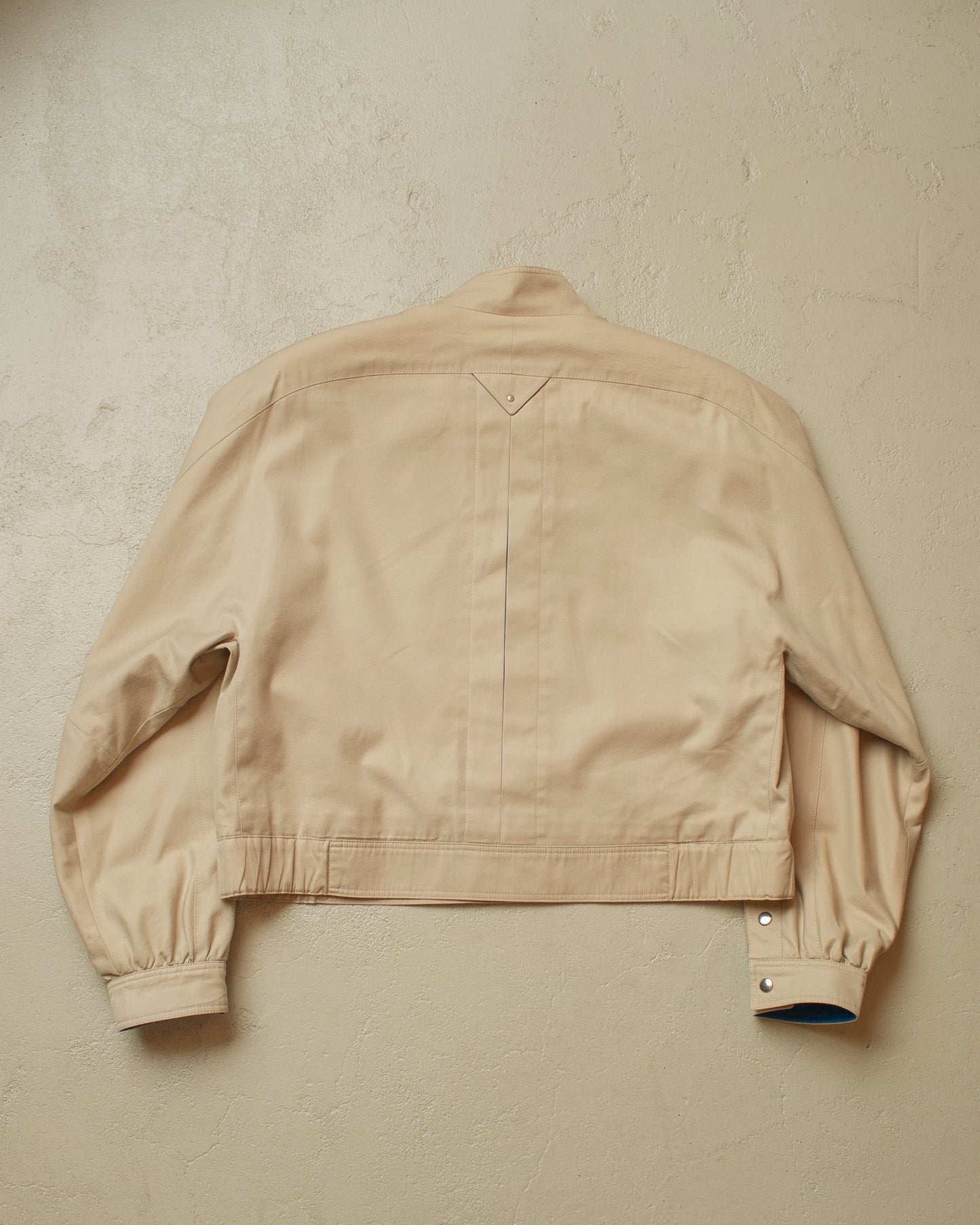1970s/80s German cropped Windbreaker beige - M