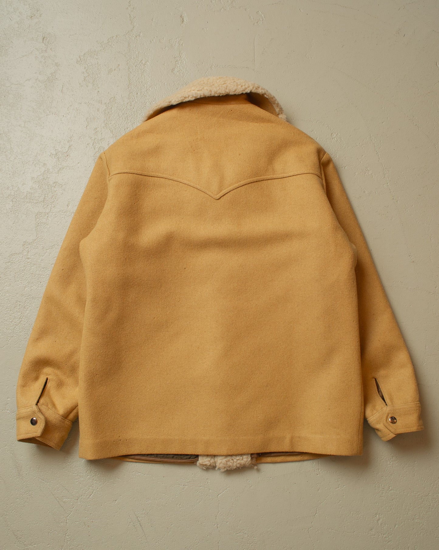 1970s Pendleton Western Wear Wool Coat beige - L