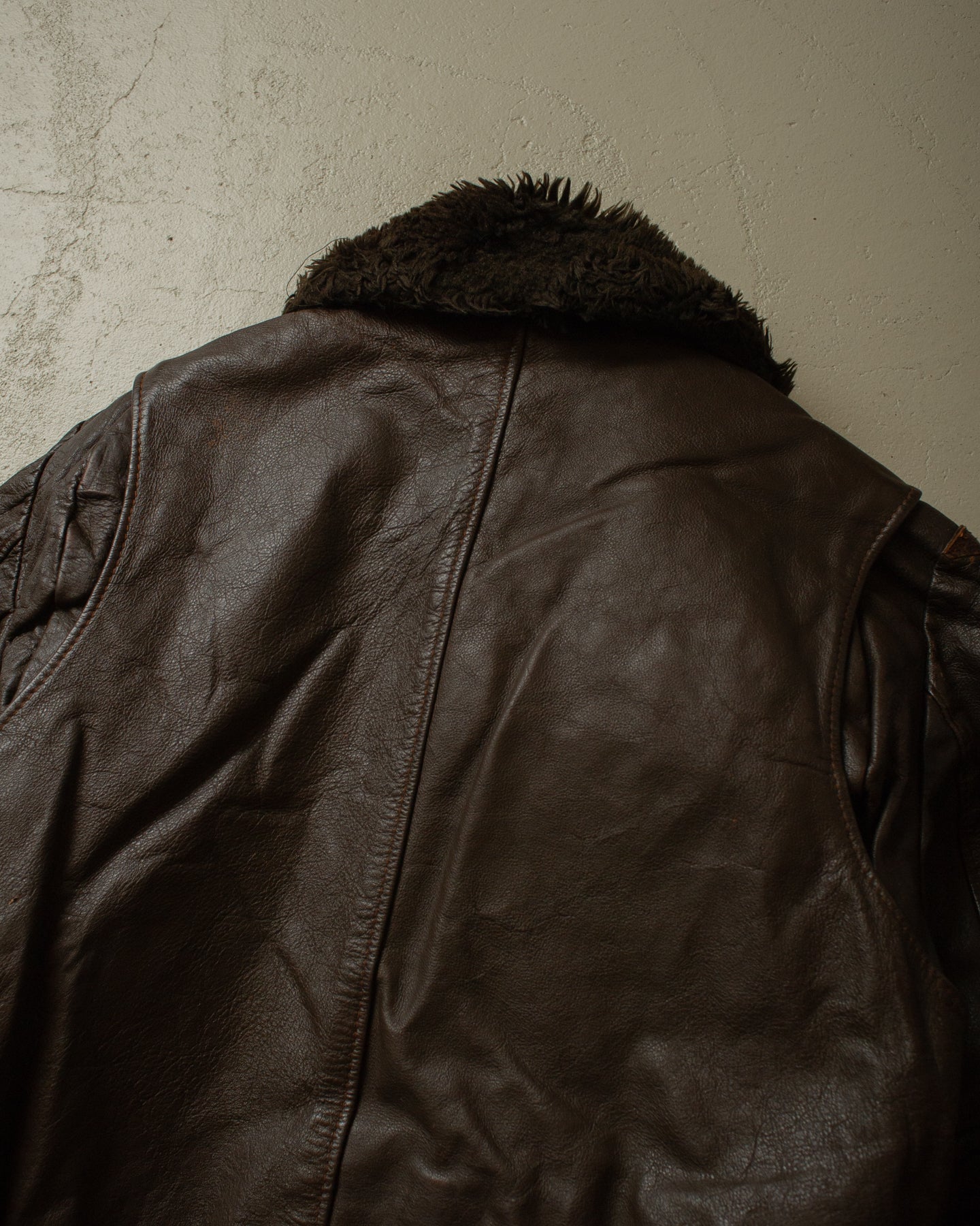 1970s Kirk´s Suede-Life "G1"-Type Leather Flight Jacket brown - M/L