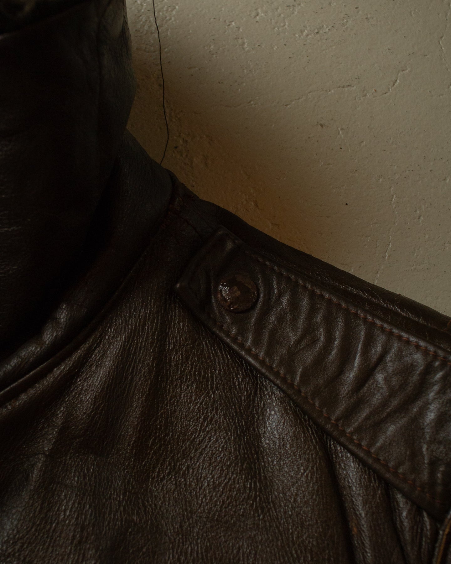 1970s Kirk´s Suede-Life "G1"-Type Leather Flight Jacket brown - M/L