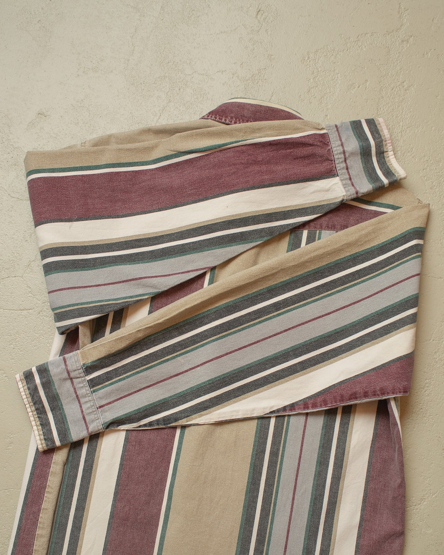 1970s/80s Wrangler striped Pearl Snap Shirt - L/XL