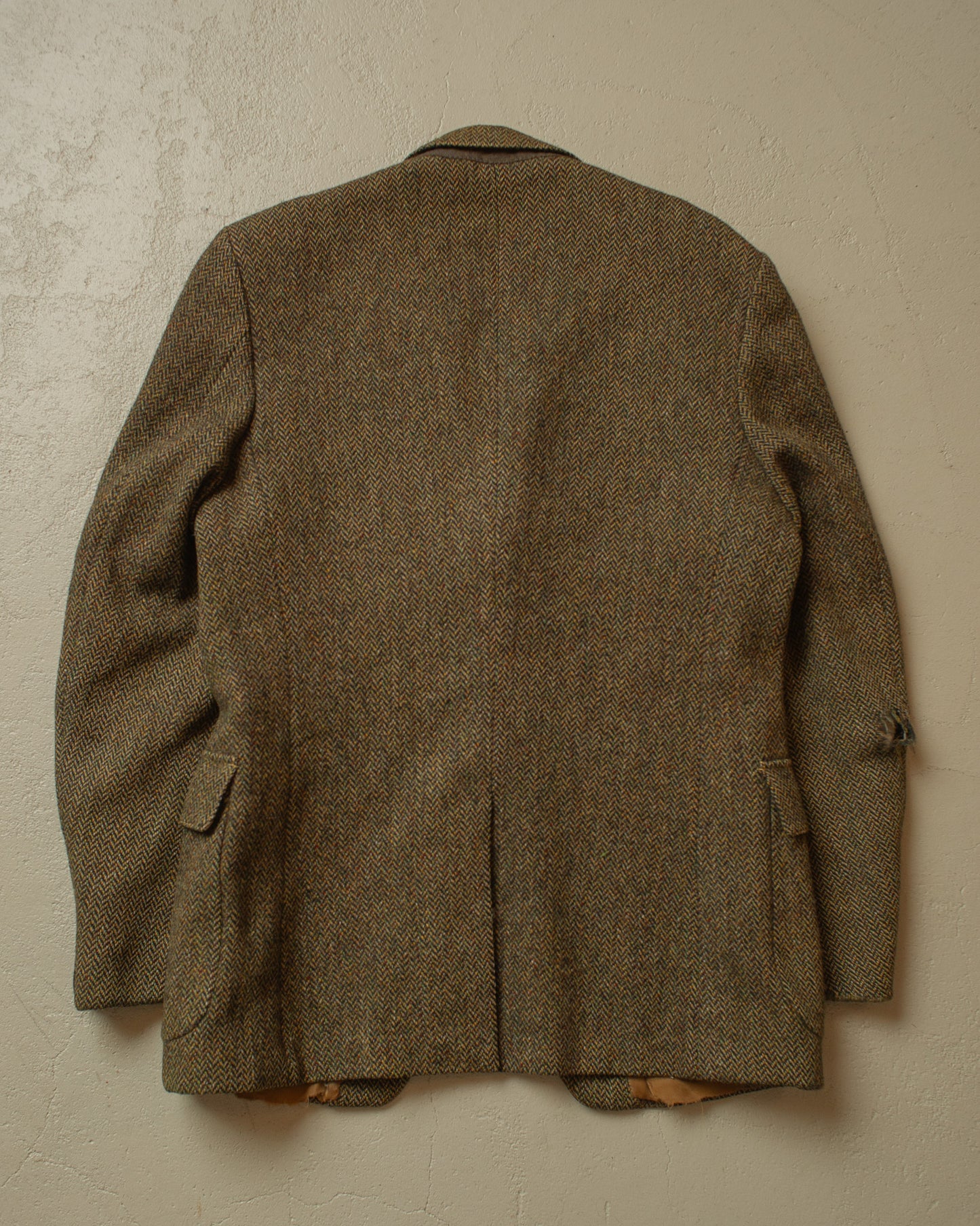 1970s distressed Harris Tweed Wool Jacket - M/L