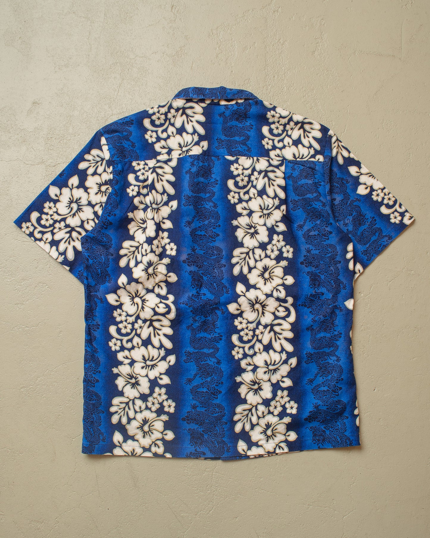 1970s/80s Ky´s Hawaii Shirt blue - M/L