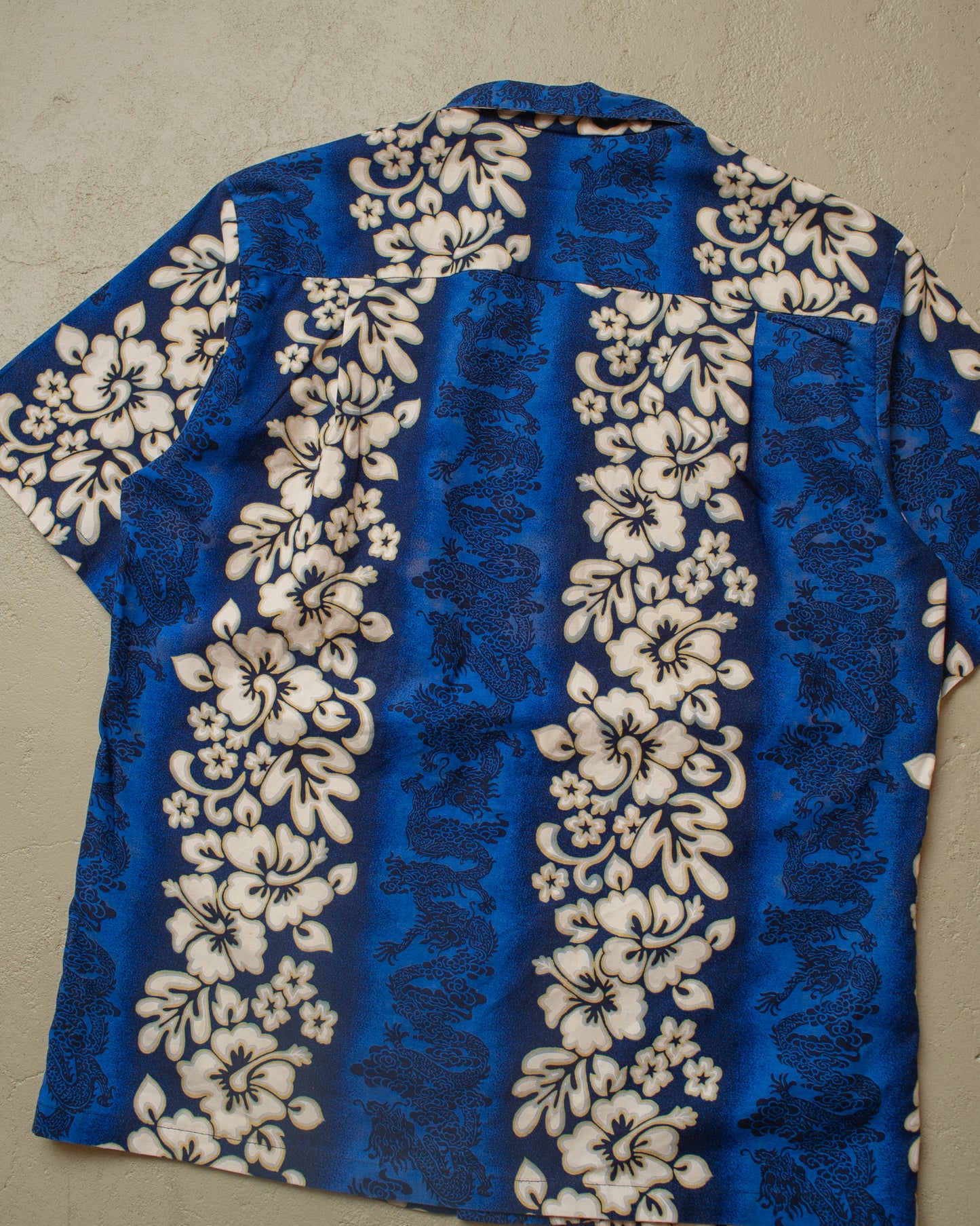 1970s/80s Ky´s Hawaii Shirt blue - M/L