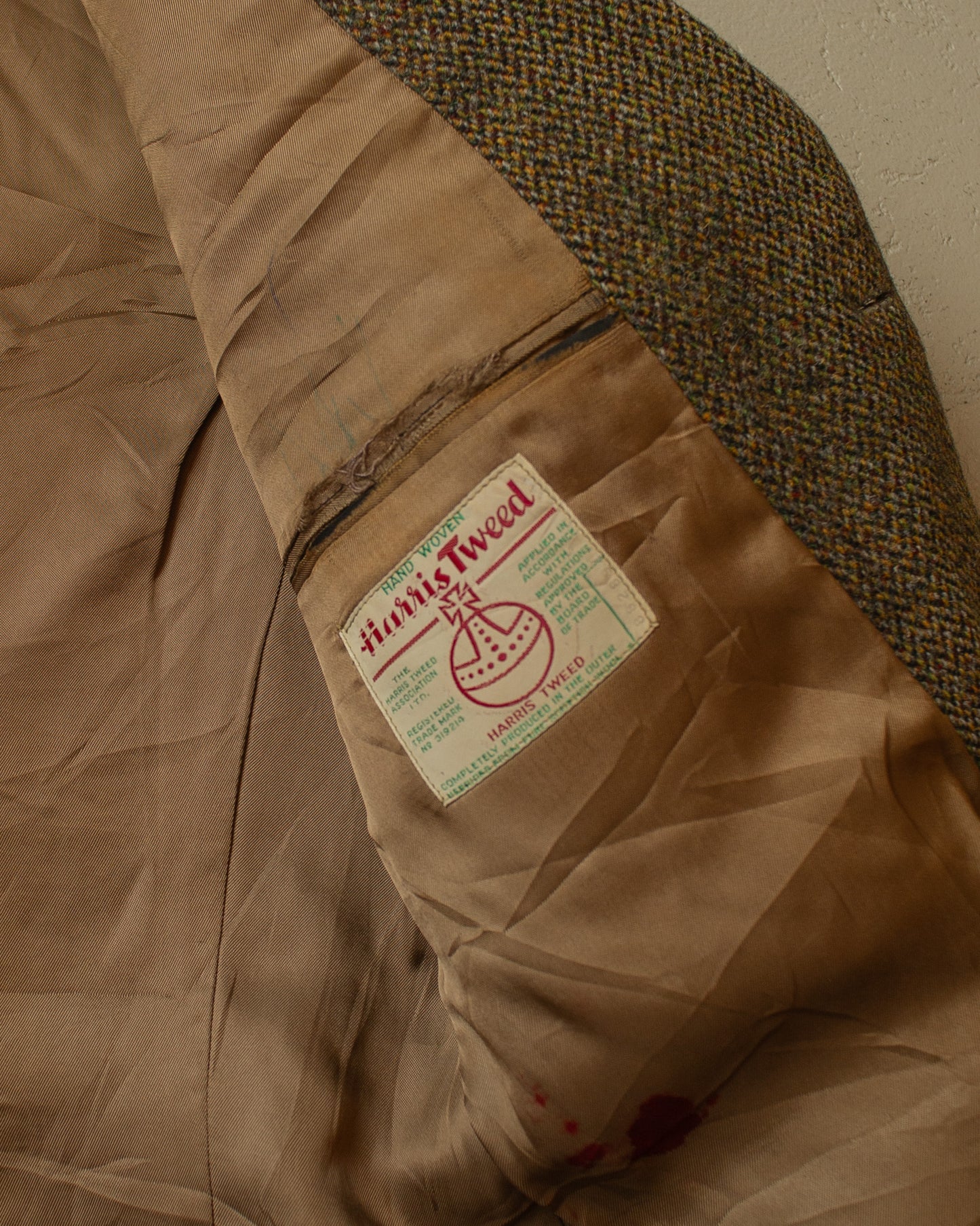 1970s distressed Harris Tweed Wool Jacket - M/L