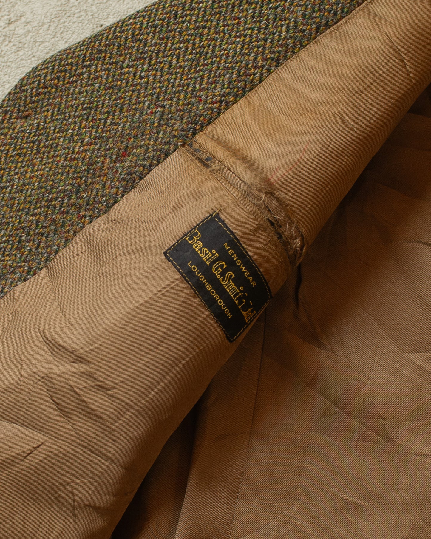 1970s distressed Harris Tweed Wool Jacket - M/L