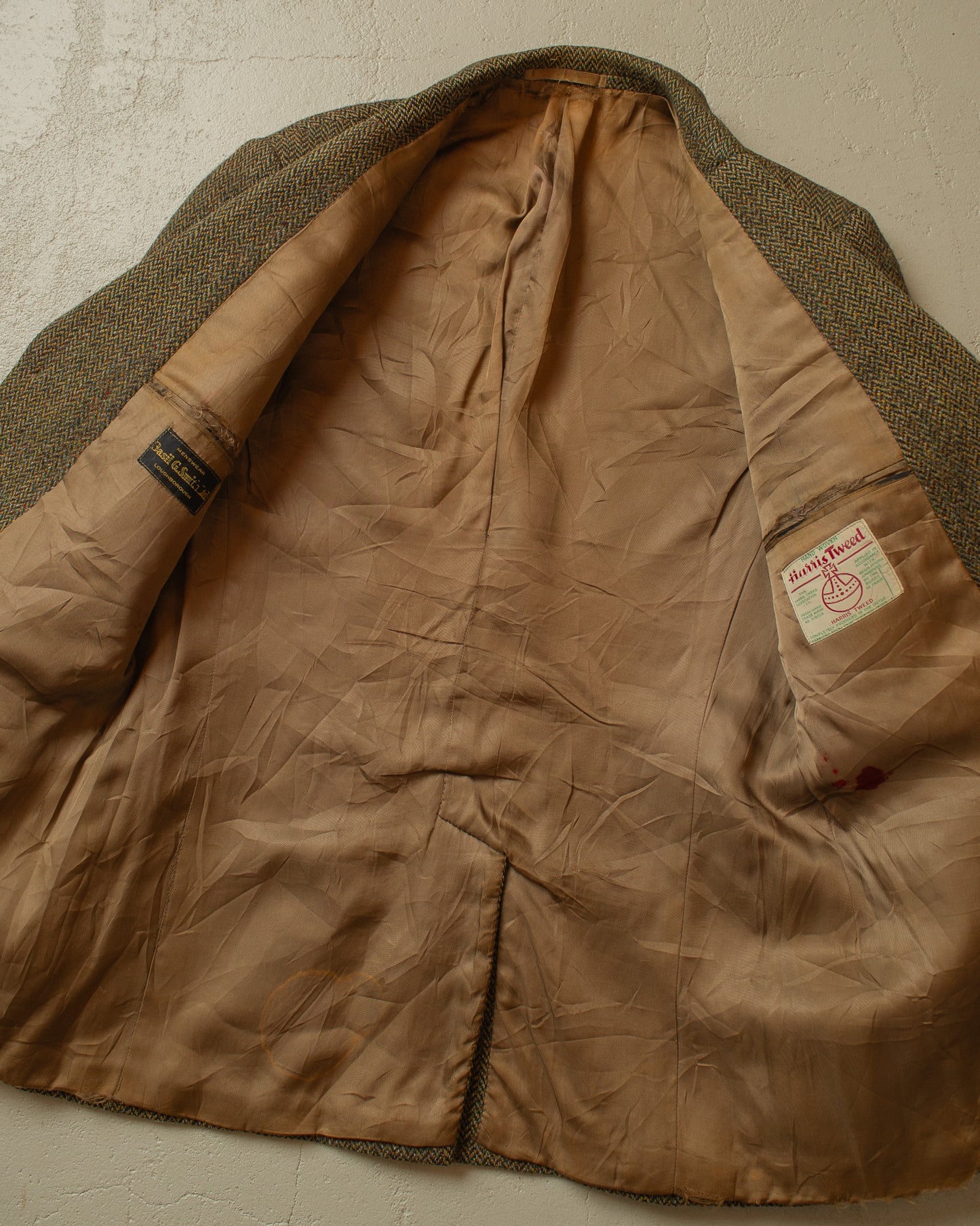 1970s distressed Harris Tweed Wool Jacket - M/L