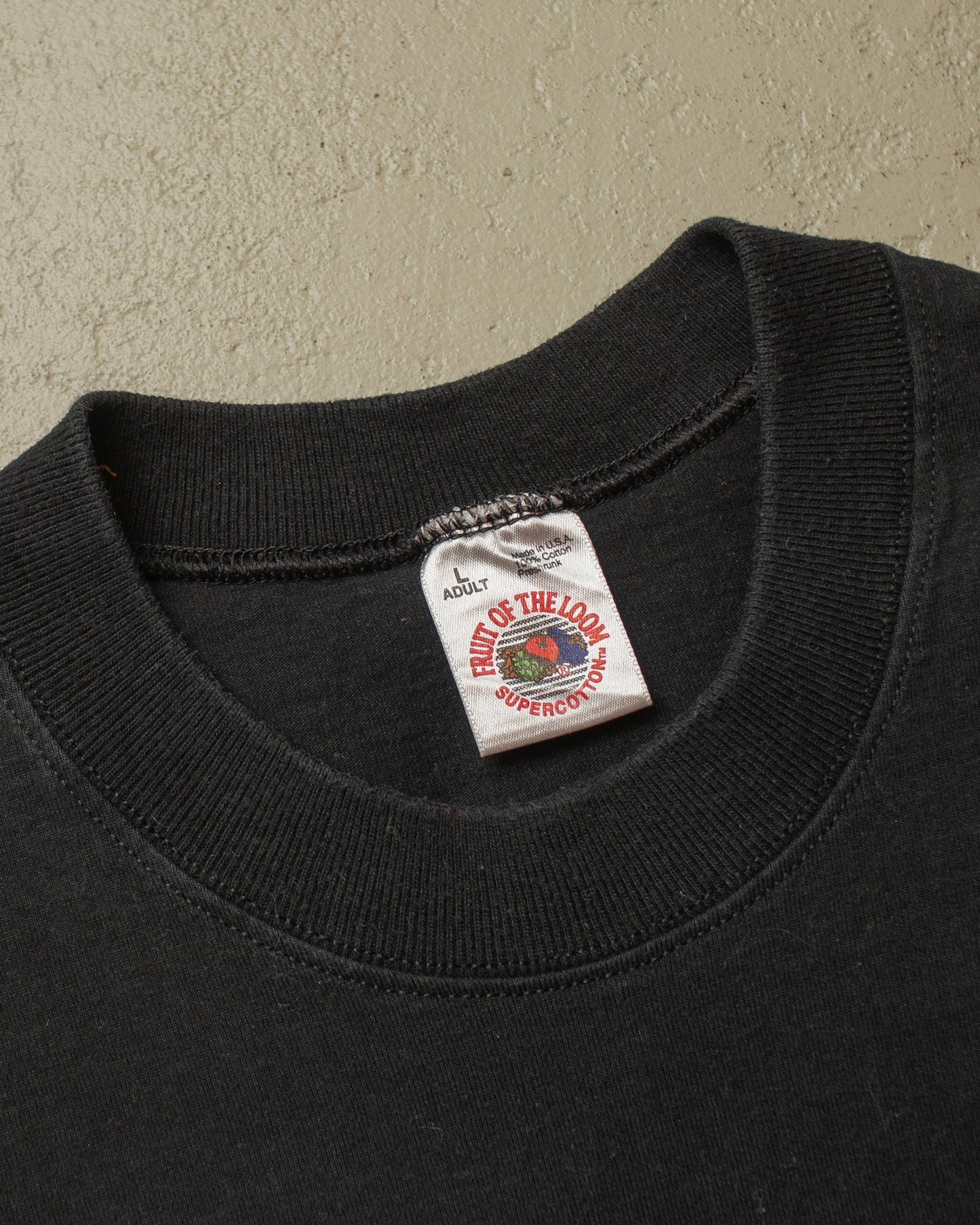 1990s IBM Thinkpad Heavy Cotton T-shirt black - L