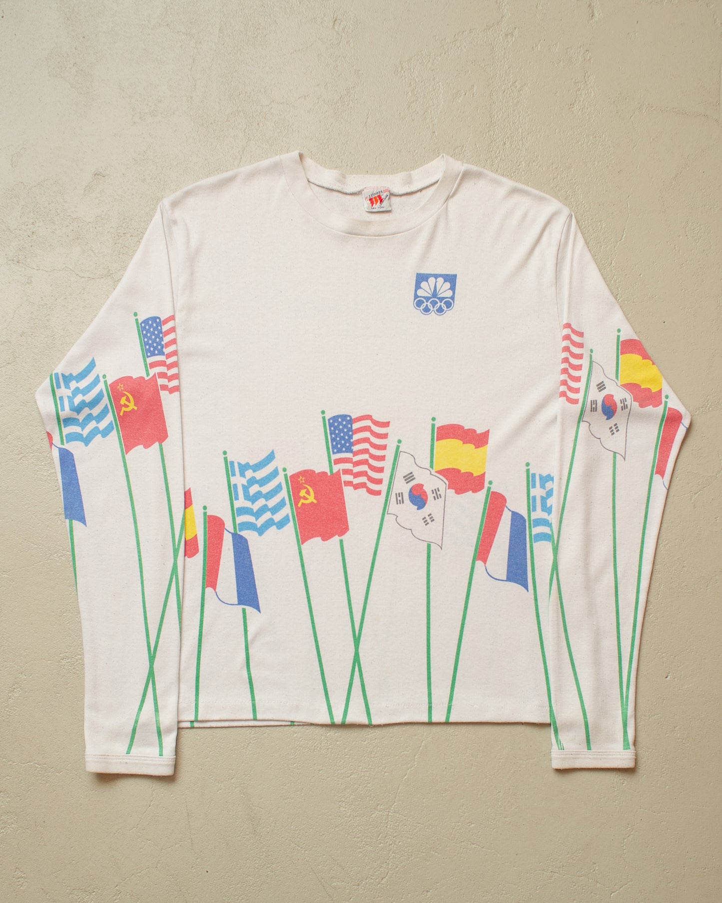 1988 Seoul Olympics Longsleeve white - L
