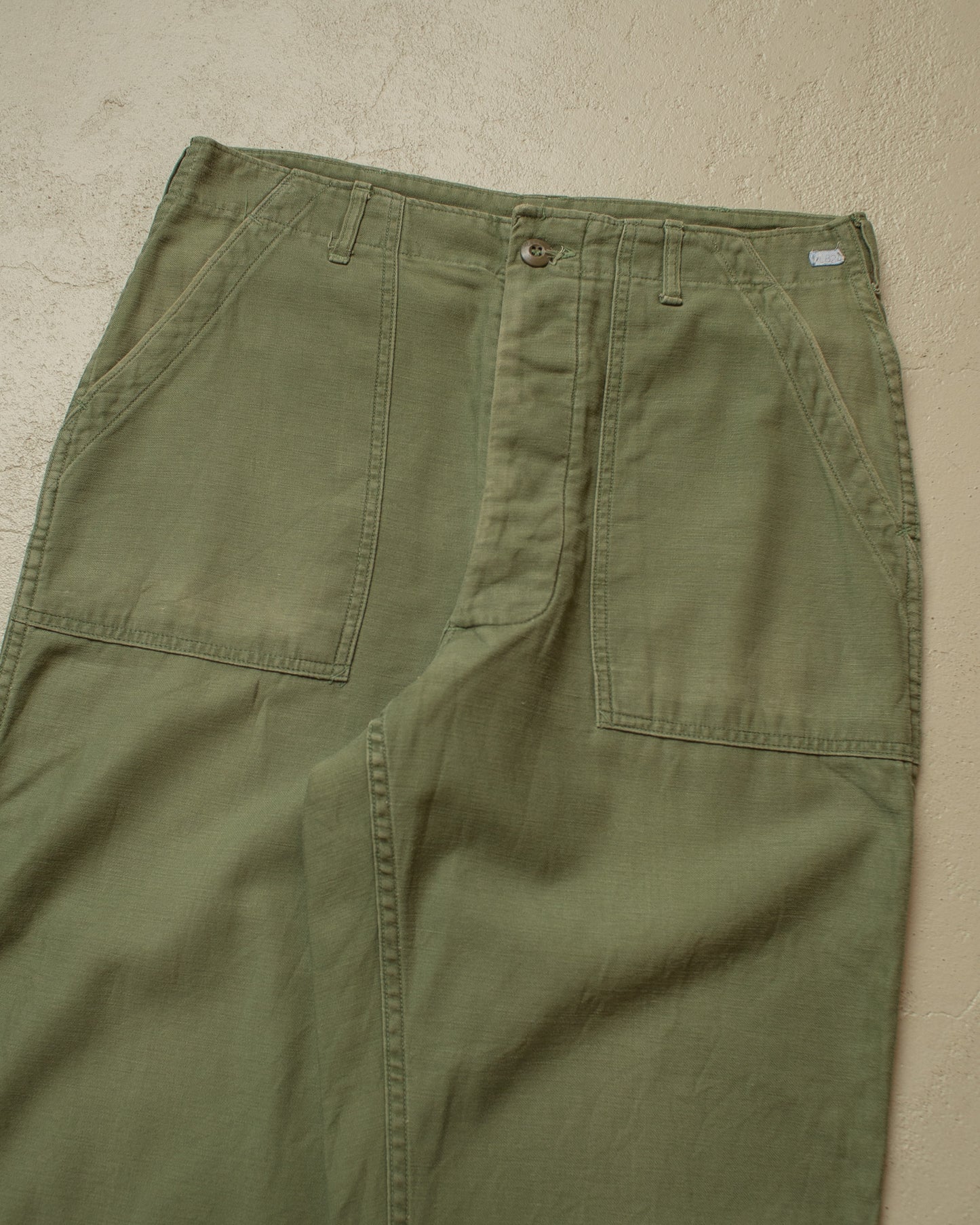 1960s/70s US Army OG-107 Baker Pants green - W32,5 L24