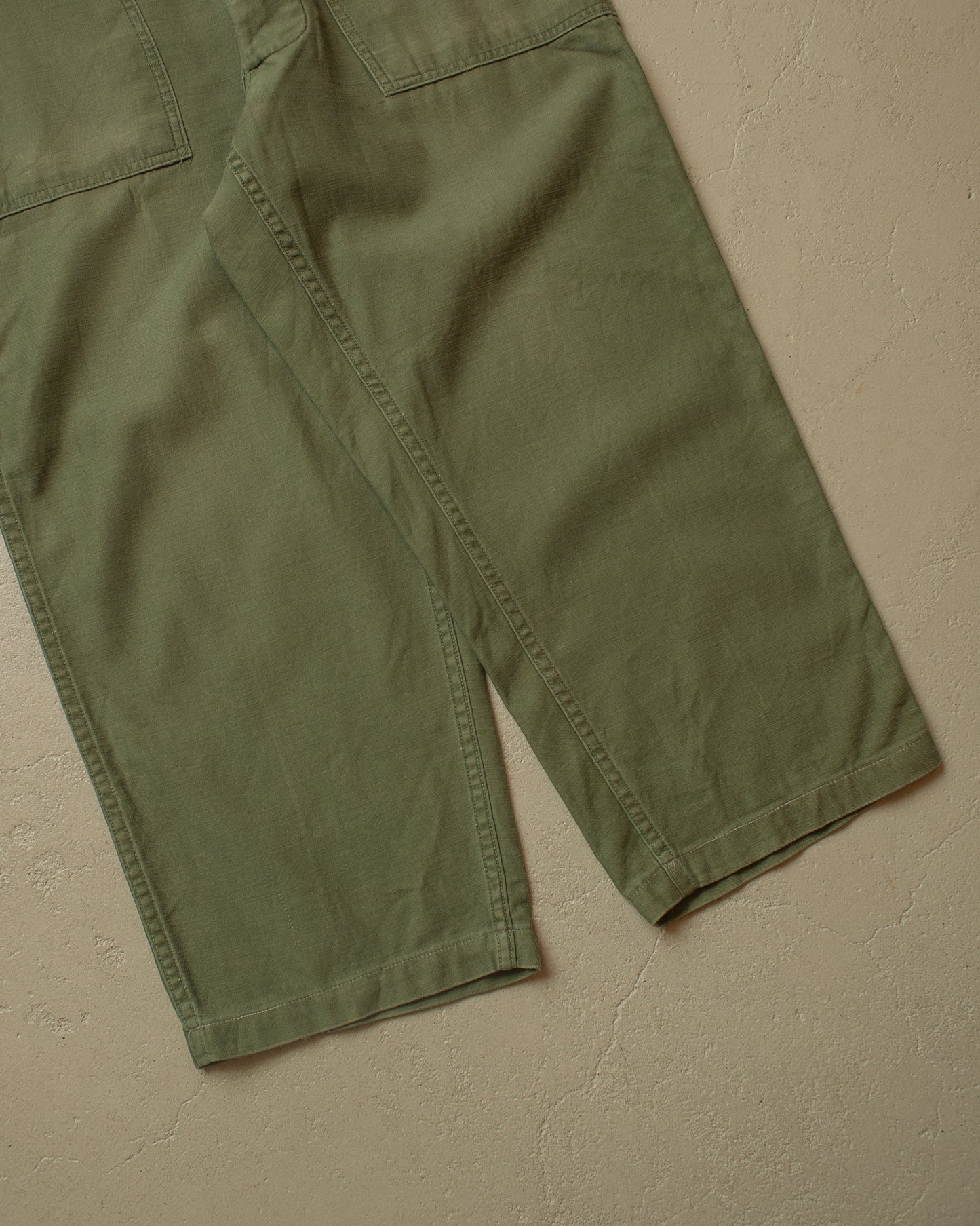 1960s/70s US Army OG-107 Baker Pants green - W32,5 L24