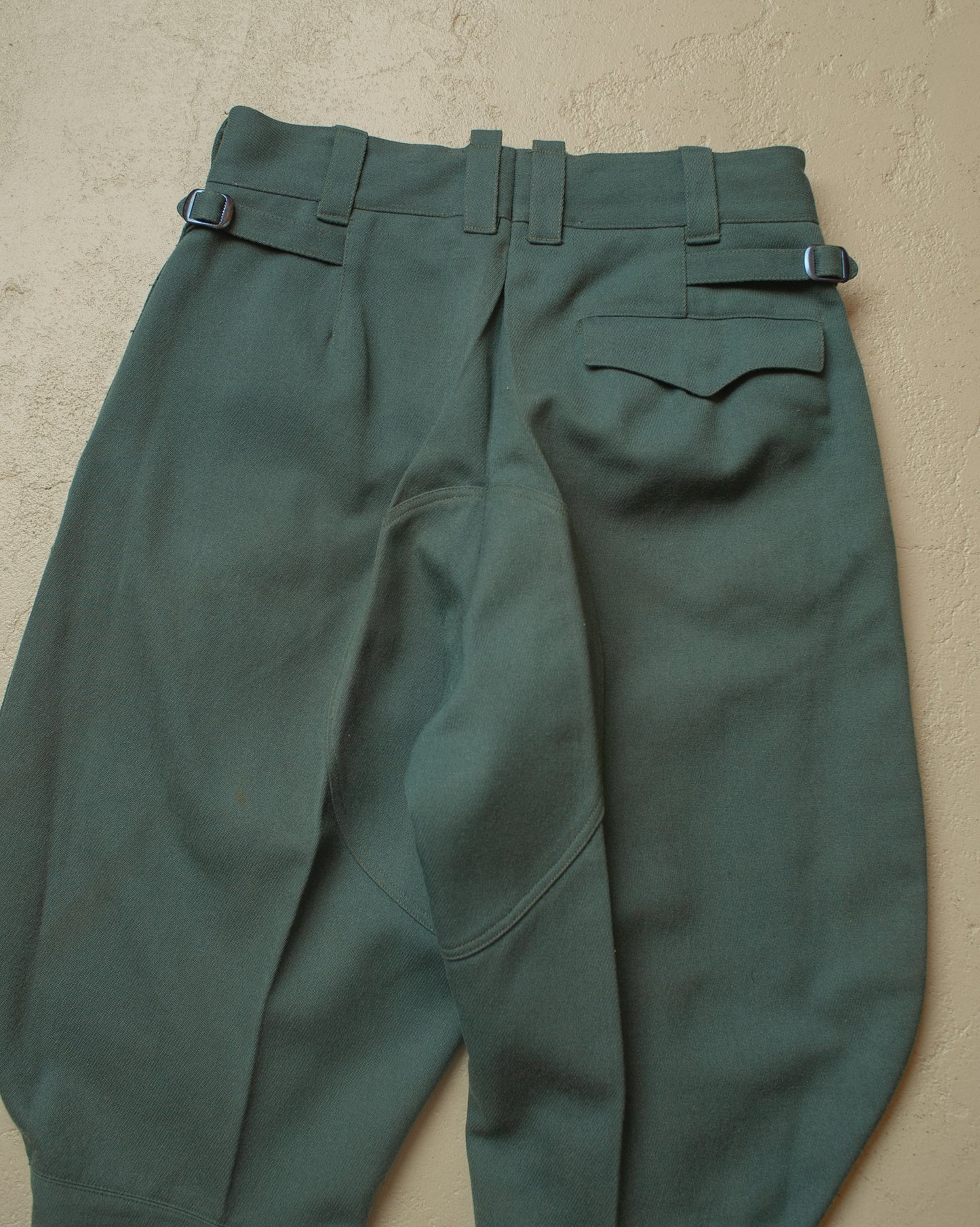 1940s German Sports Breeches "Stiefelhose" green - W30 L26