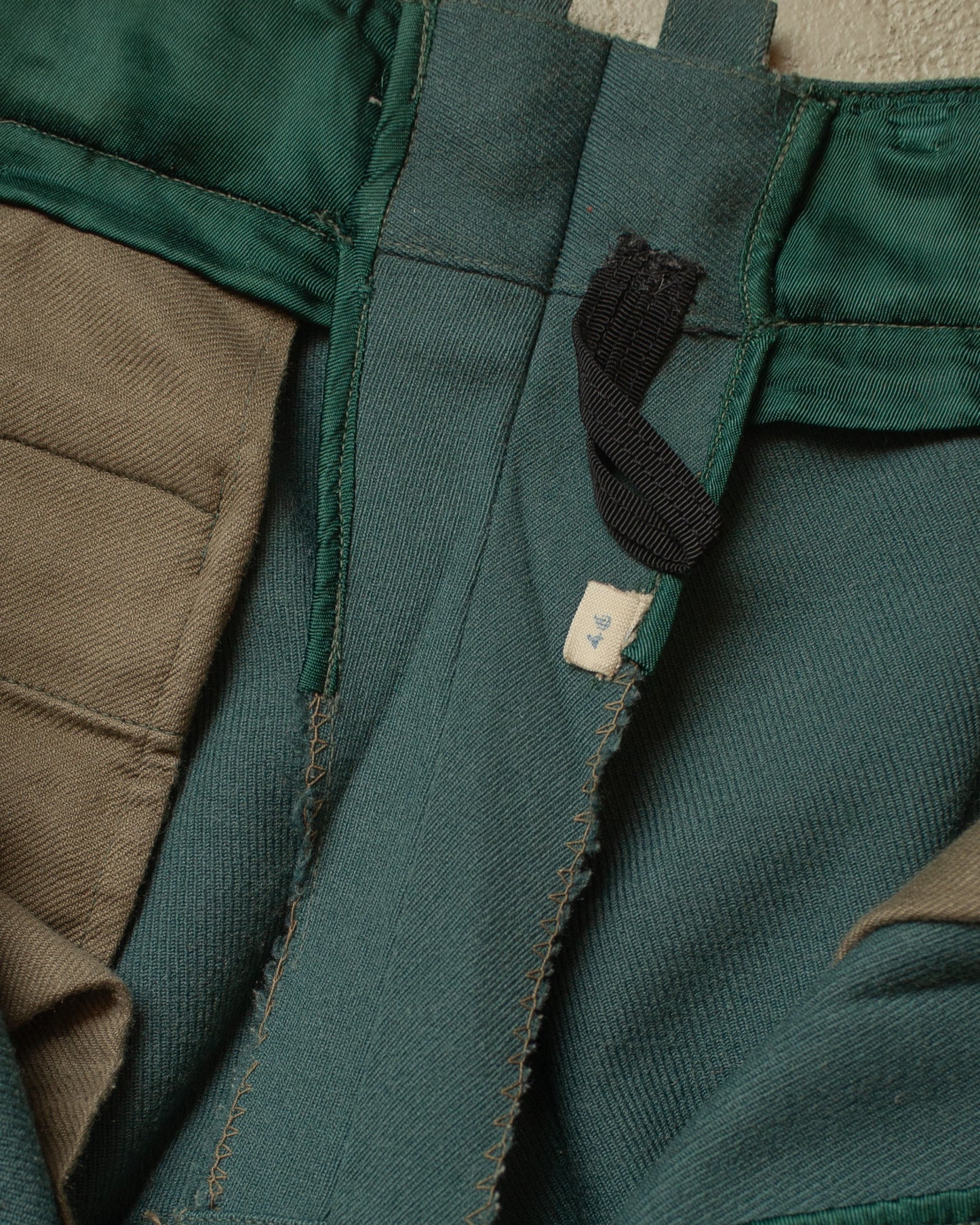 1940s German Sports Breeches "Stiefelhose" green - W30 L26