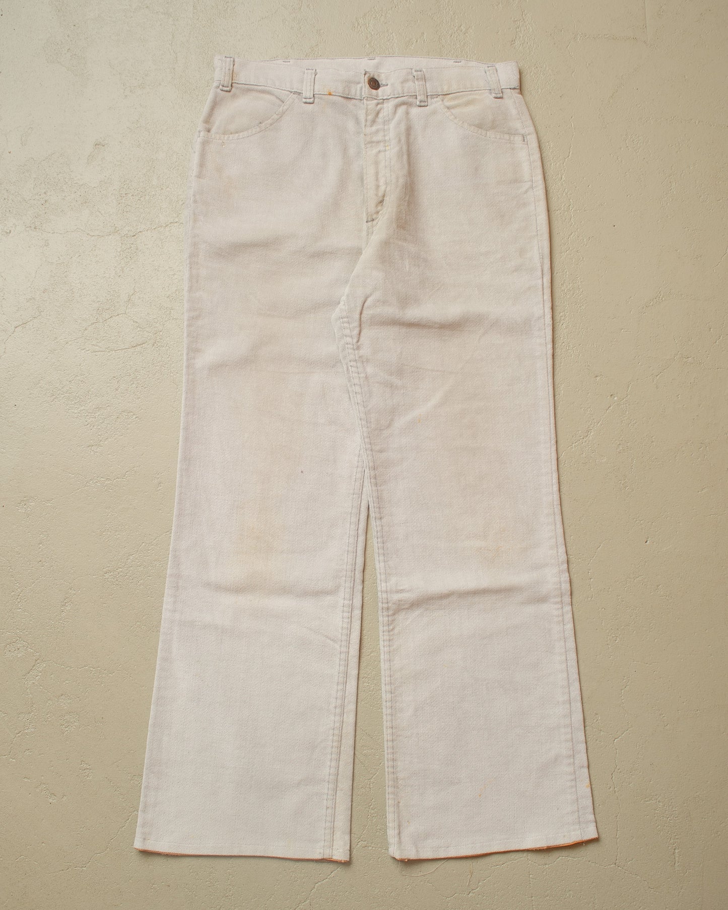 1979 Levi´s Black Tab Flared Pants white - W32 L30