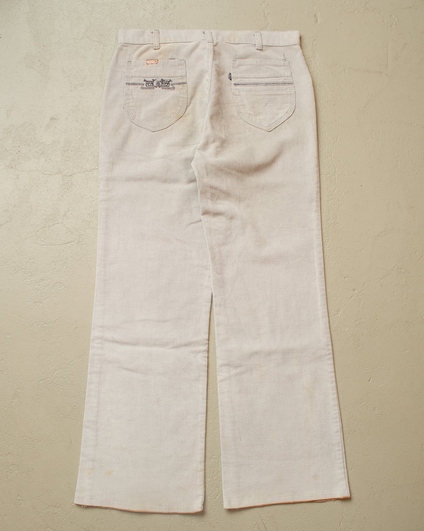 1979 Levi´s Black Tab Flared Pants white - W32 L30