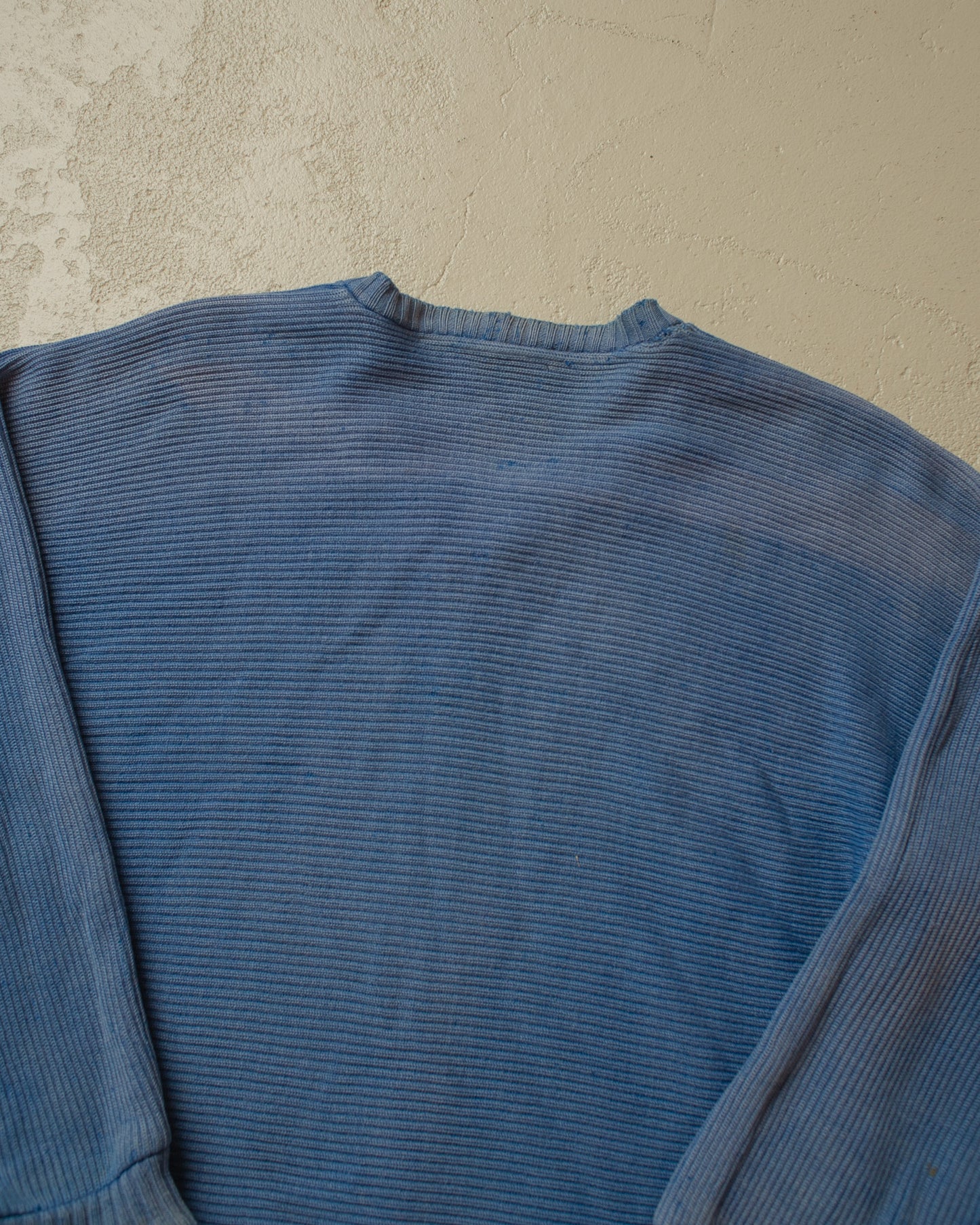 1950s/60s distressed Womens Knit Jacket blue - M/L