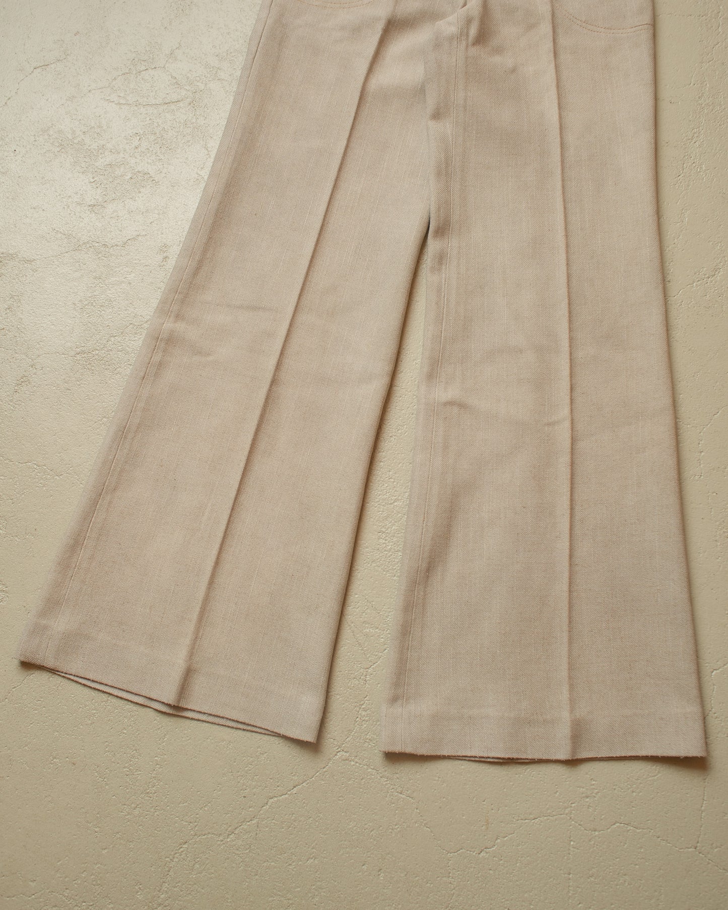 1970s European Levi´s light Flared Pants beige - W28 L30,5