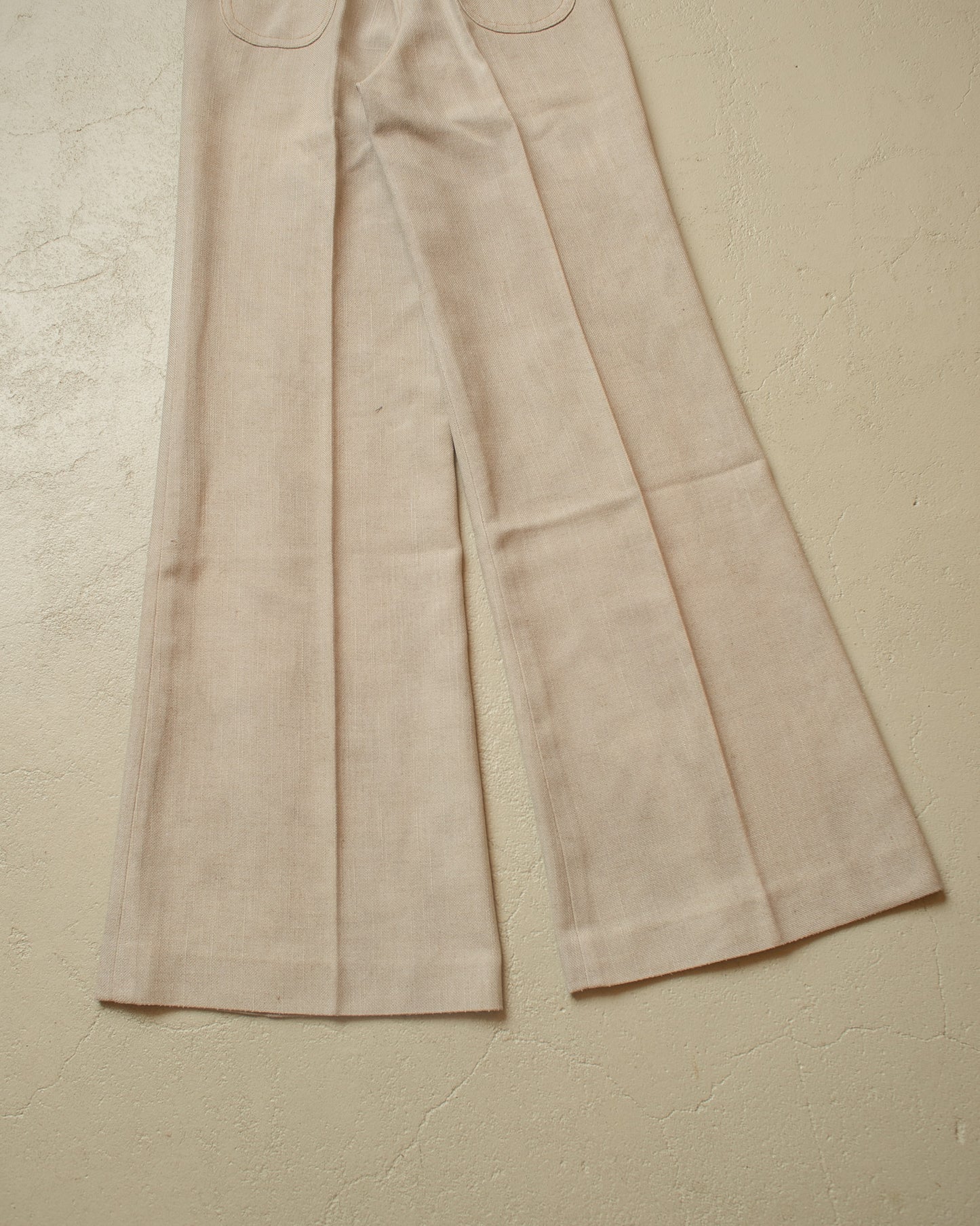 1970s European Levi´s light Flared Pants beige - W28 L30,5