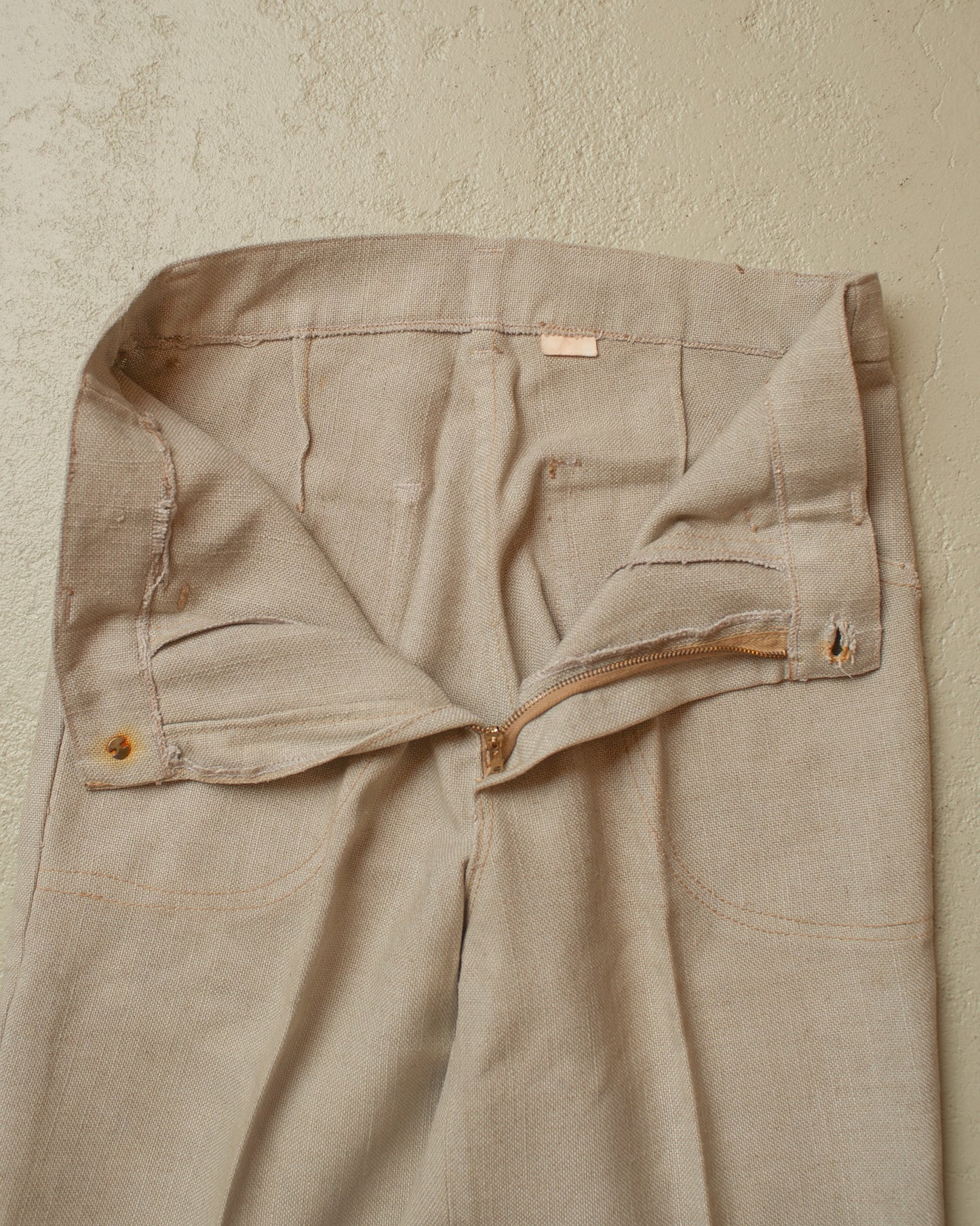 1970s European Levi´s light Flared Pants beige - W28 L30,5