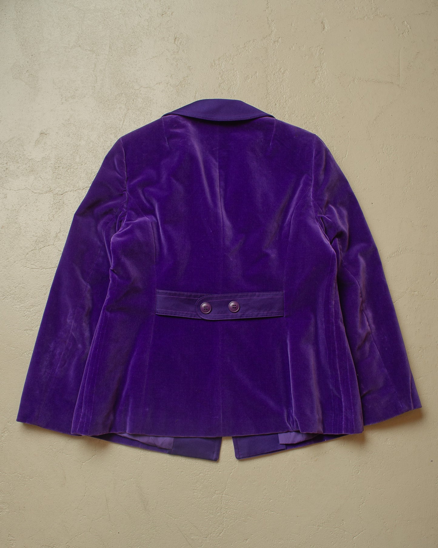 1970s/80s German Womens ‚wibor’ Velvet Suit purple - M/L