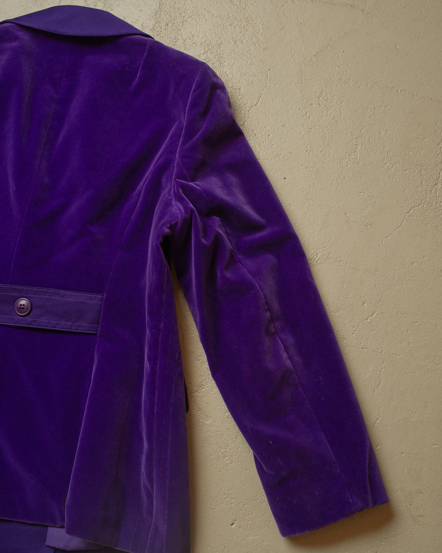 1970s/80s German Womens ‚wibor’ Velvet Suit purple - M/L