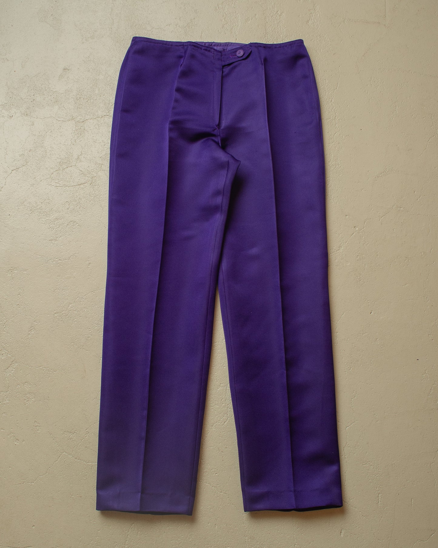 1970s/80s German Womens ‚wibor’ Velvet Suit purple - M/L