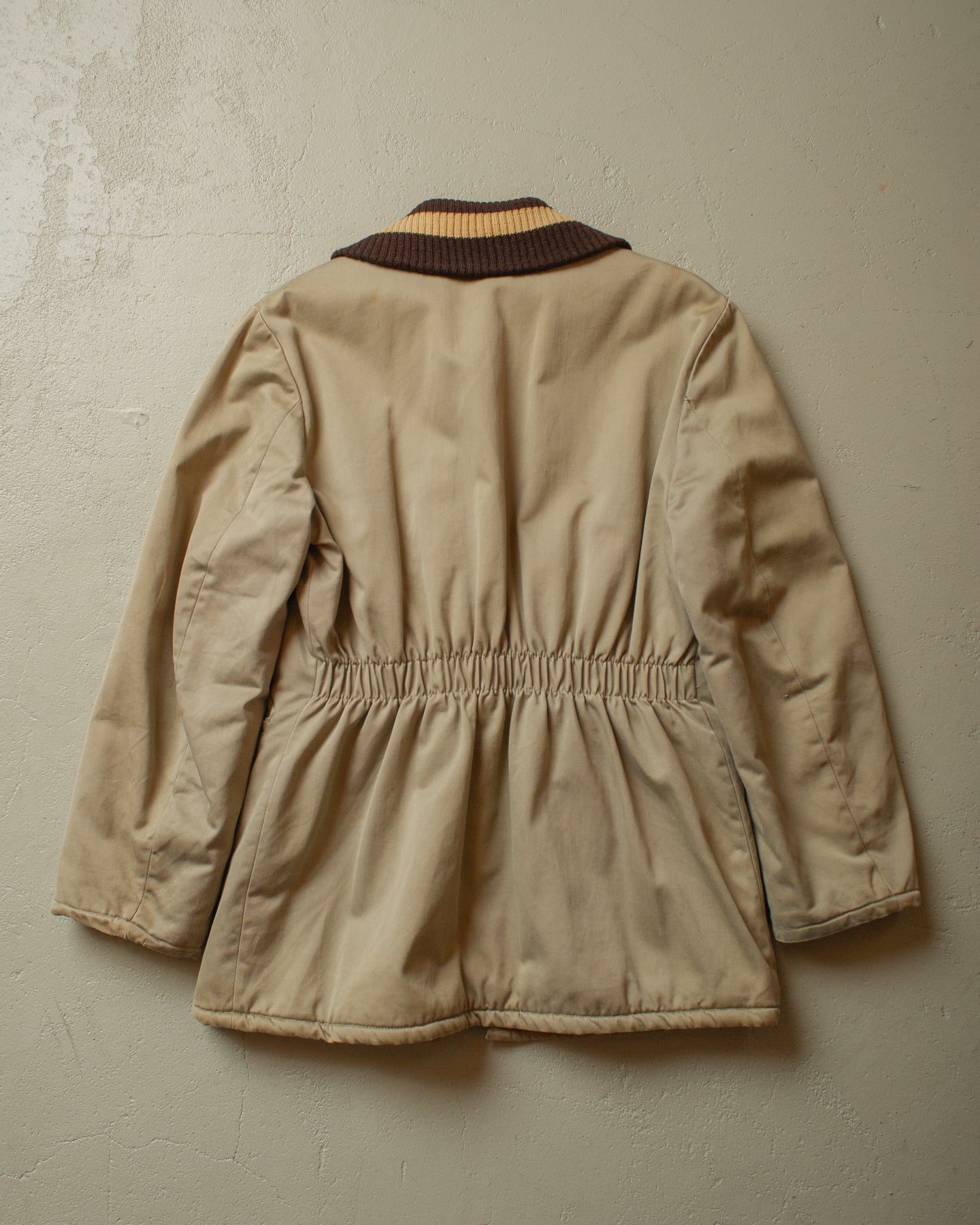 1950s Womens Windward Plaid Jacket beige - S/M