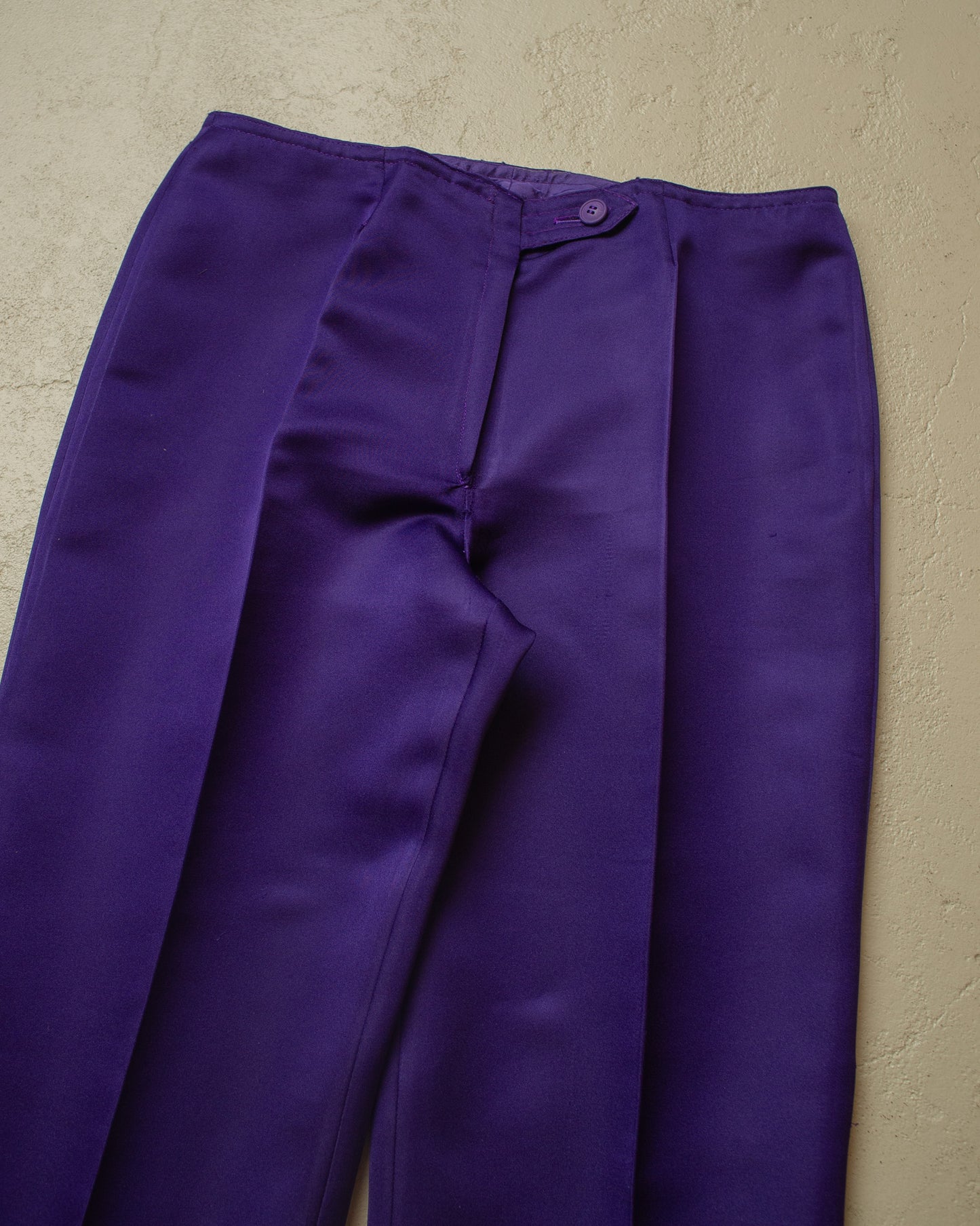 1970s/80s German Womens ‚wibor’ Velvet Suit purple - M/L