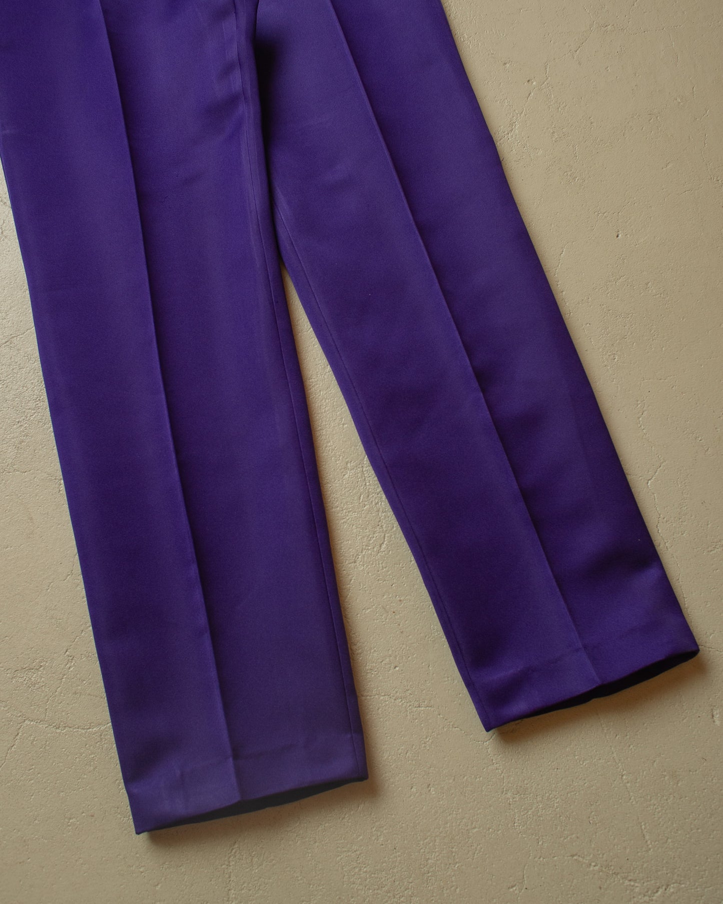 1970s/80s German Womens ‚wibor’ Velvet Suit purple - M/L