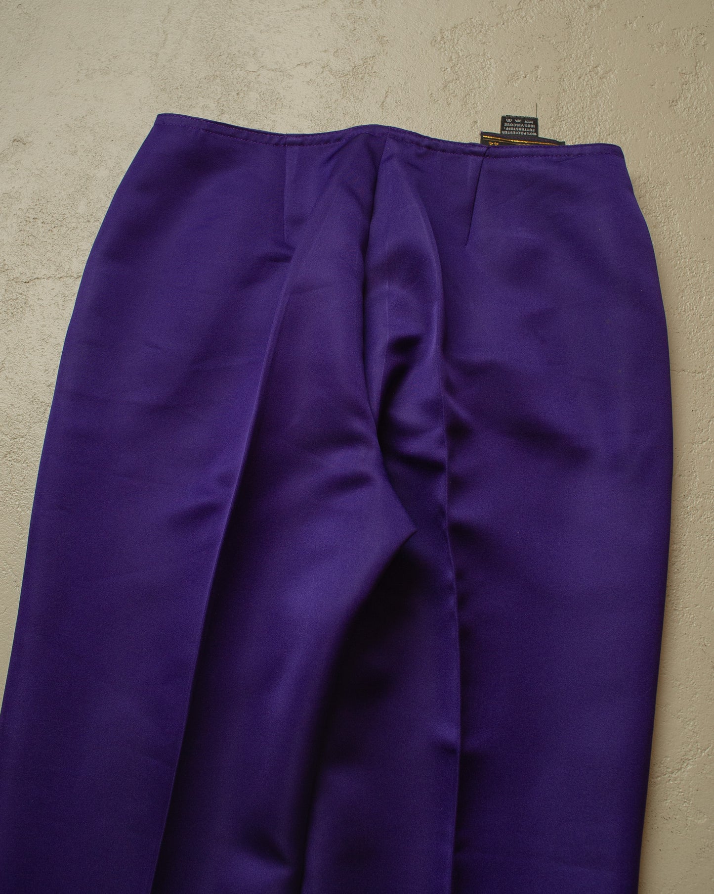 1970s/80s German Womens ‚wibor’ Velvet Suit purple - M/L