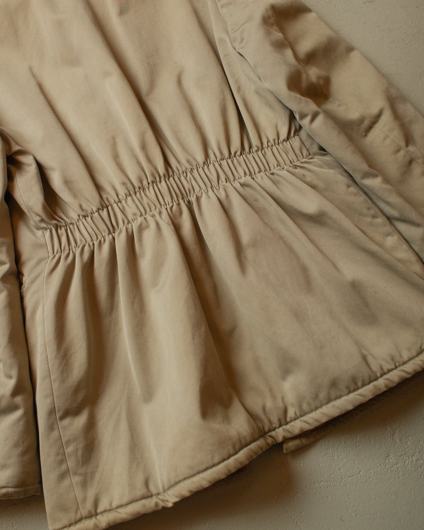 1950s Womens Windward Plaid Jacket beige - S/M