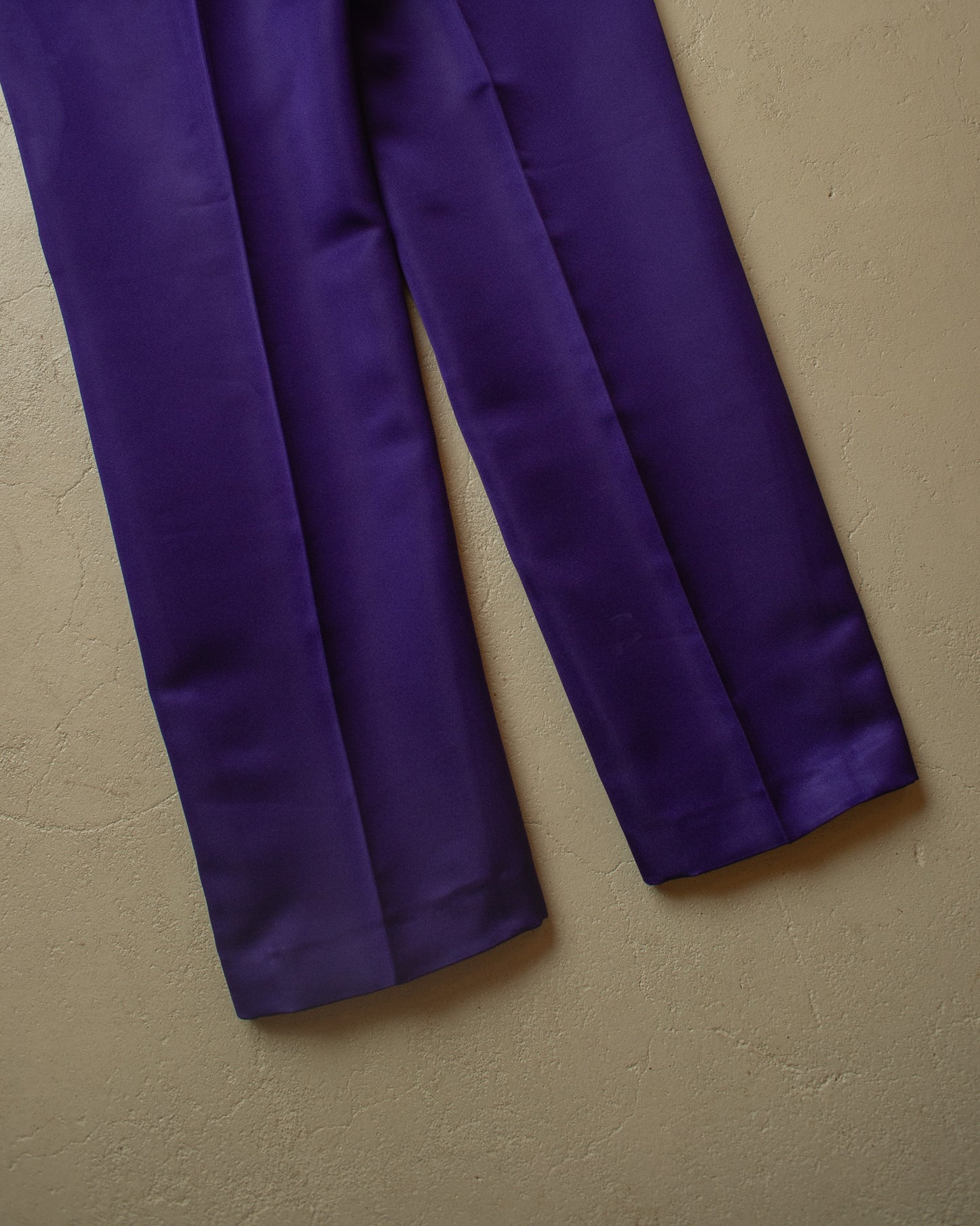 1970s/80s German Womens ‚wibor’ Velvet Suit purple - M/L
