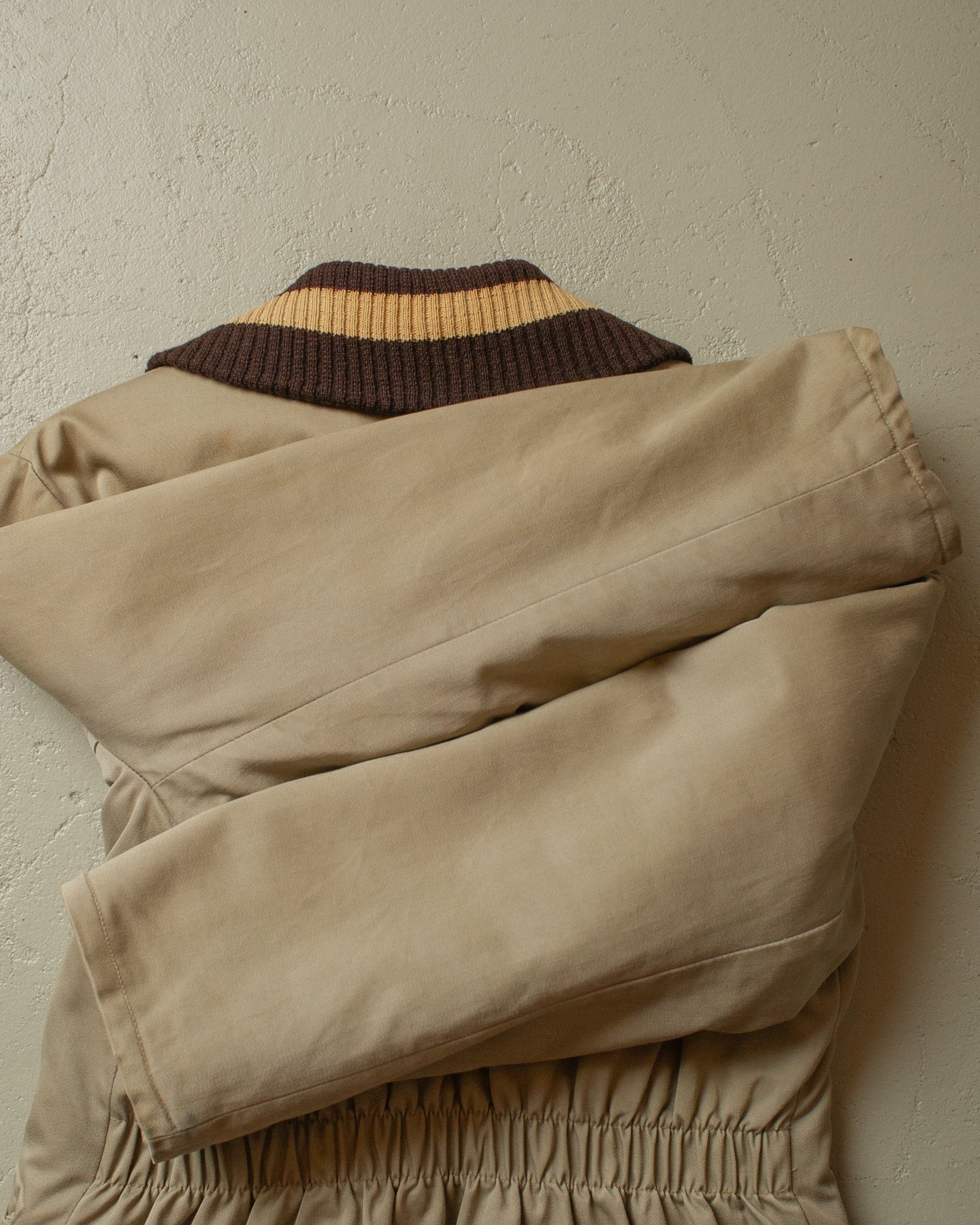 1950s Womens Windward Plaid Jacket beige - S/M