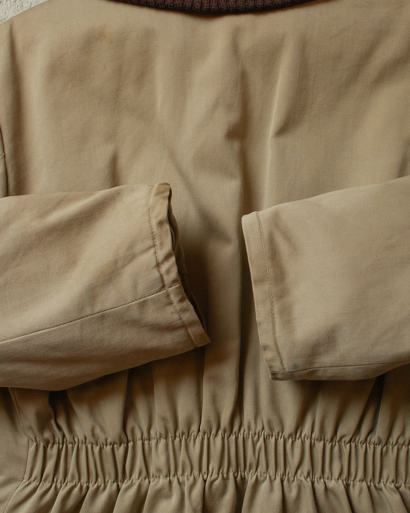 1950s Womens Windward Plaid Jacket beige - S/M