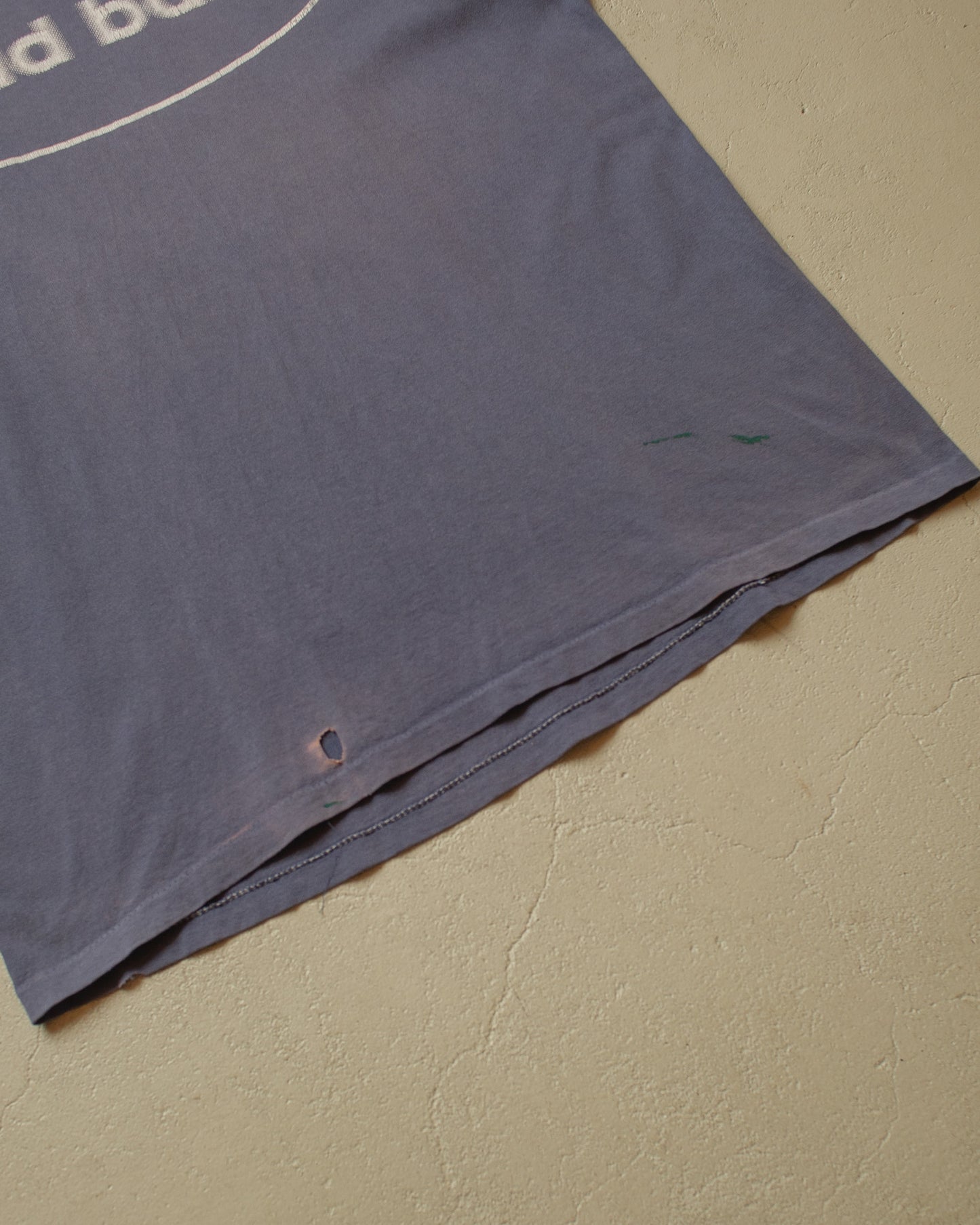 1995 distressed "head balls" T-shirt blue - XXL