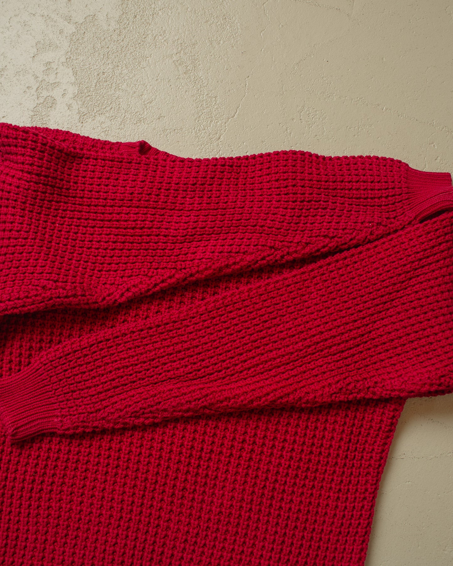 90s Tommy Hilfiger Knit Sweater burgundy - M/L