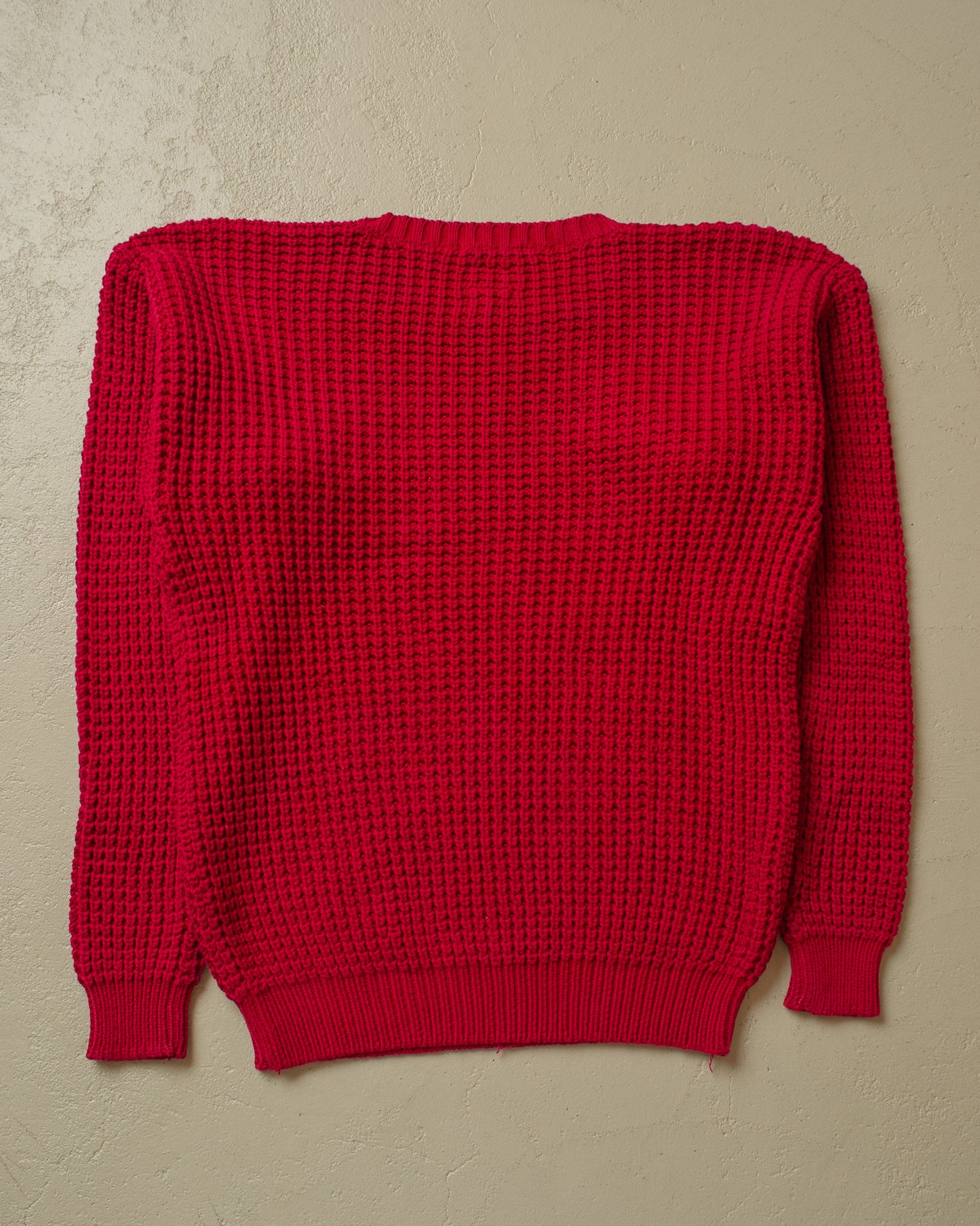 90s Tommy Hilfiger Knit Sweater burgundy - M/L