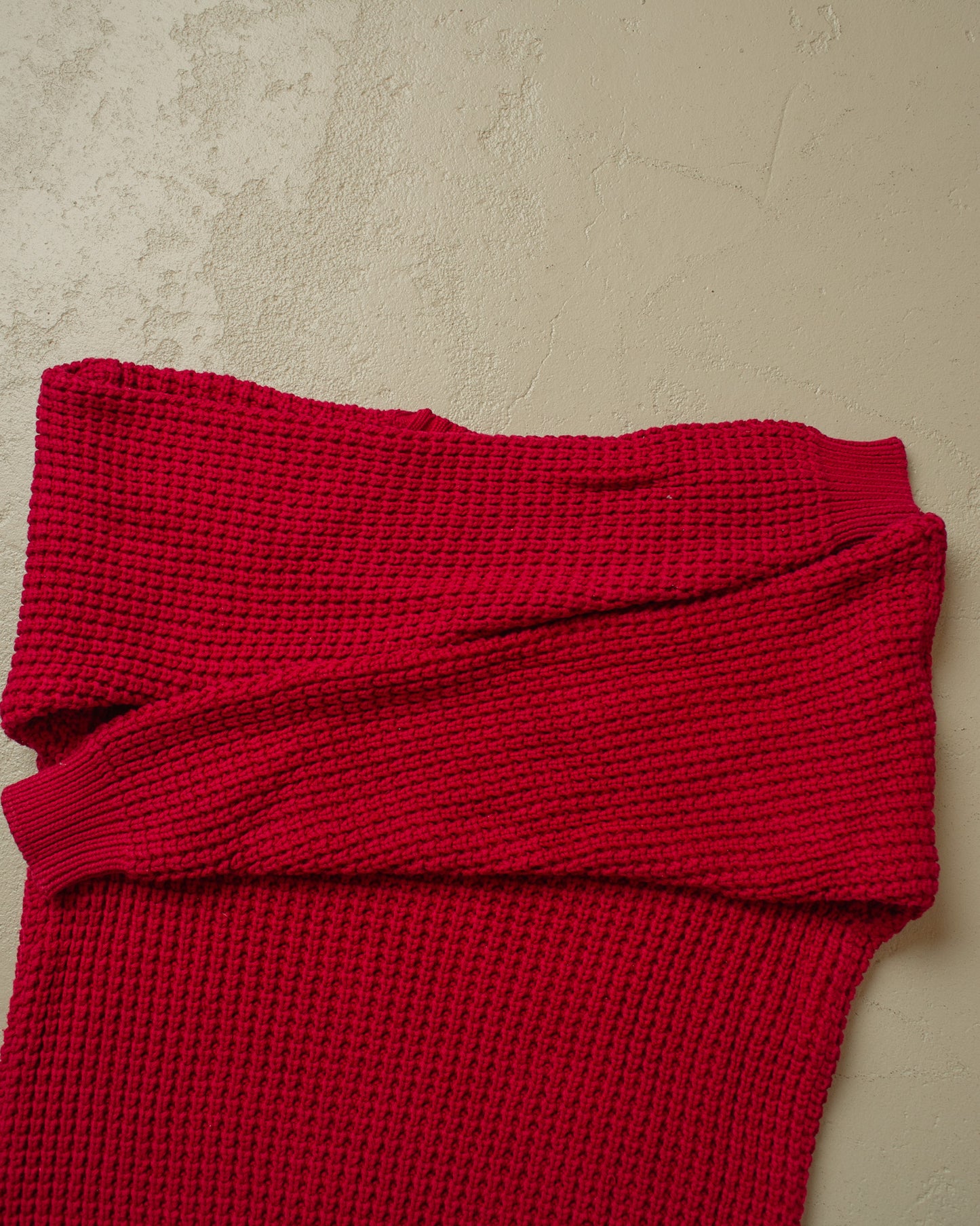 90s Tommy Hilfiger Knit Sweater burgundy - M/L