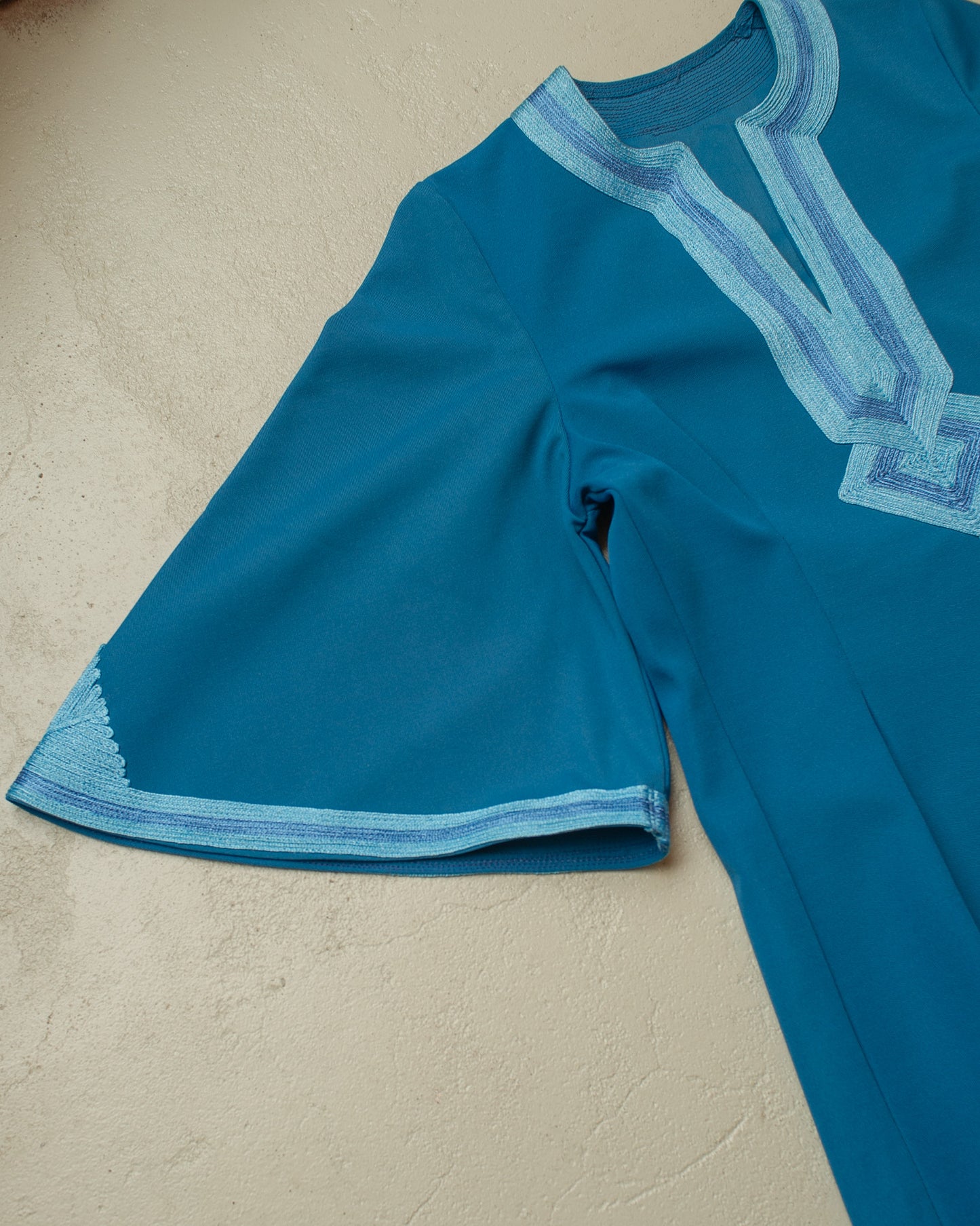 1970s Womens Tunika Dress - S/M
