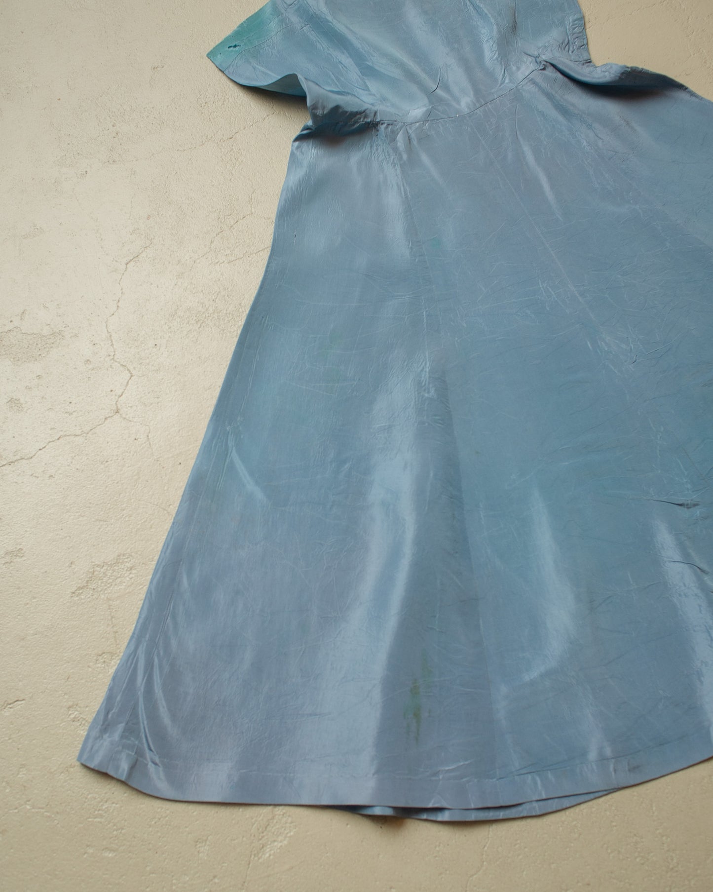 1950s Womens German "2in1" Dress blue - S/M
