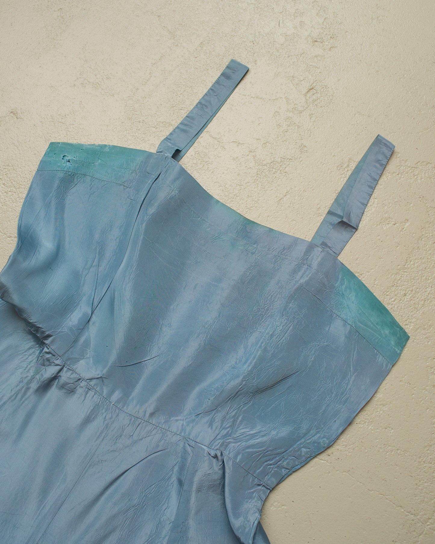 1950s Womens German "2in1" Dress blue - S/M