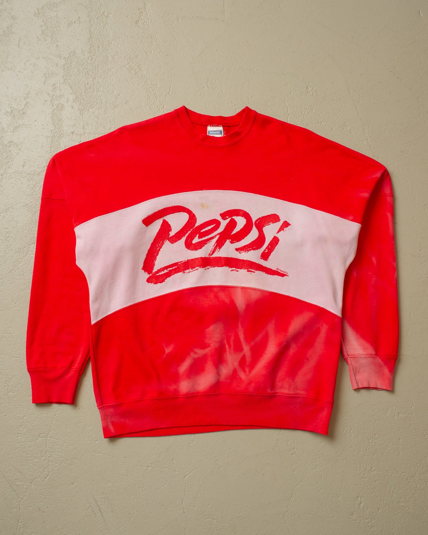 1980s Sunkissed Pepsi Sweatshirt red - M/L