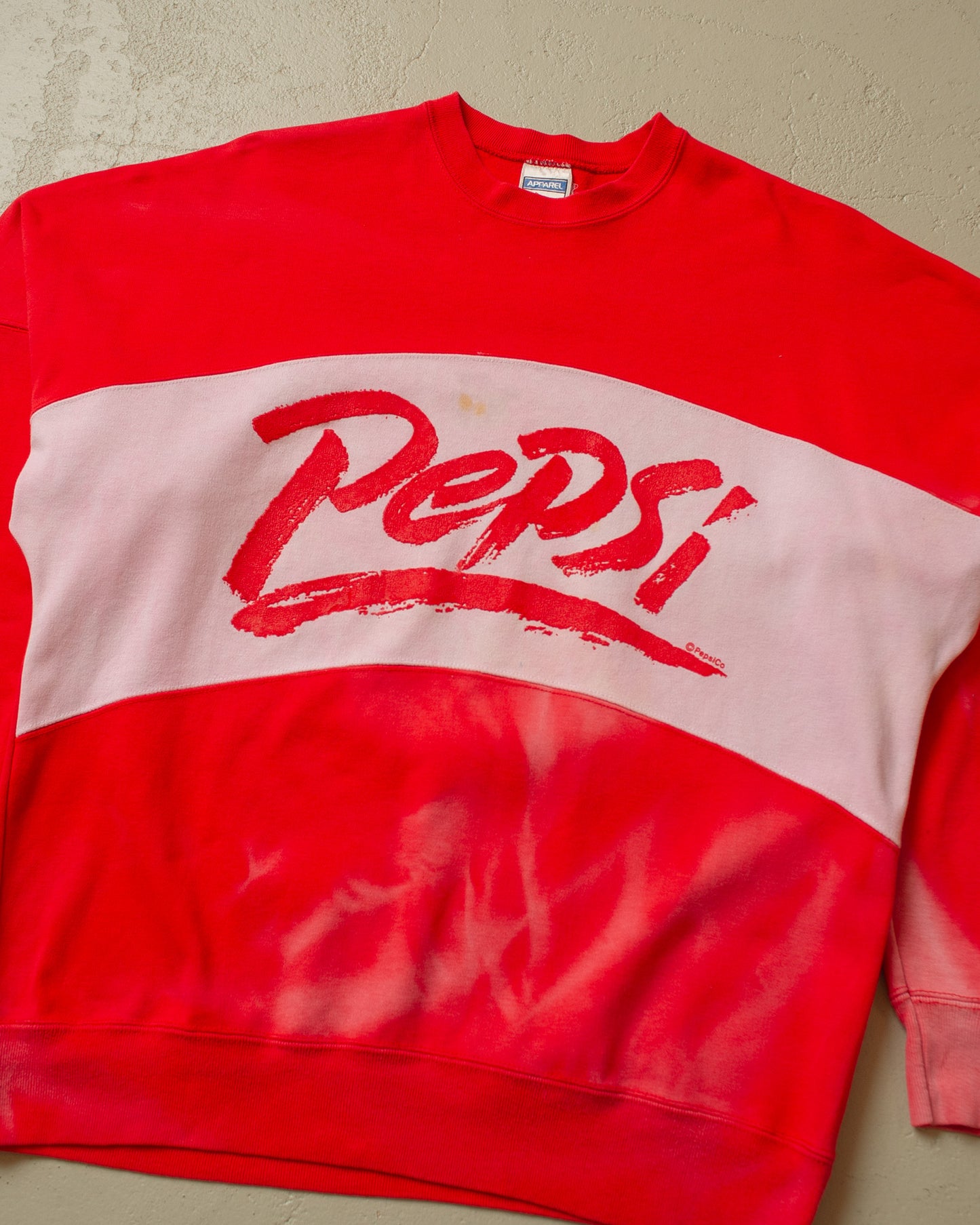 1980s Sunkissed Pepsi Sweatshirt red - M/L