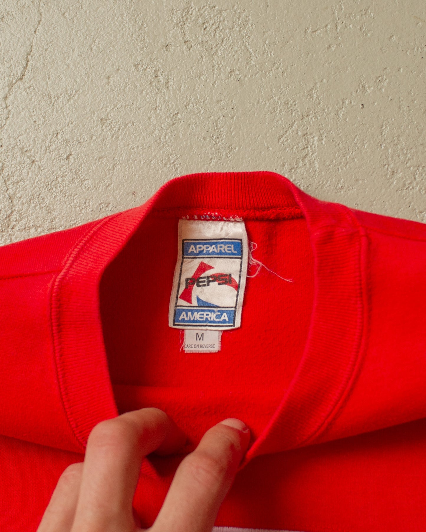 1980s Sunkissed Pepsi Sweatshirt red - M/L