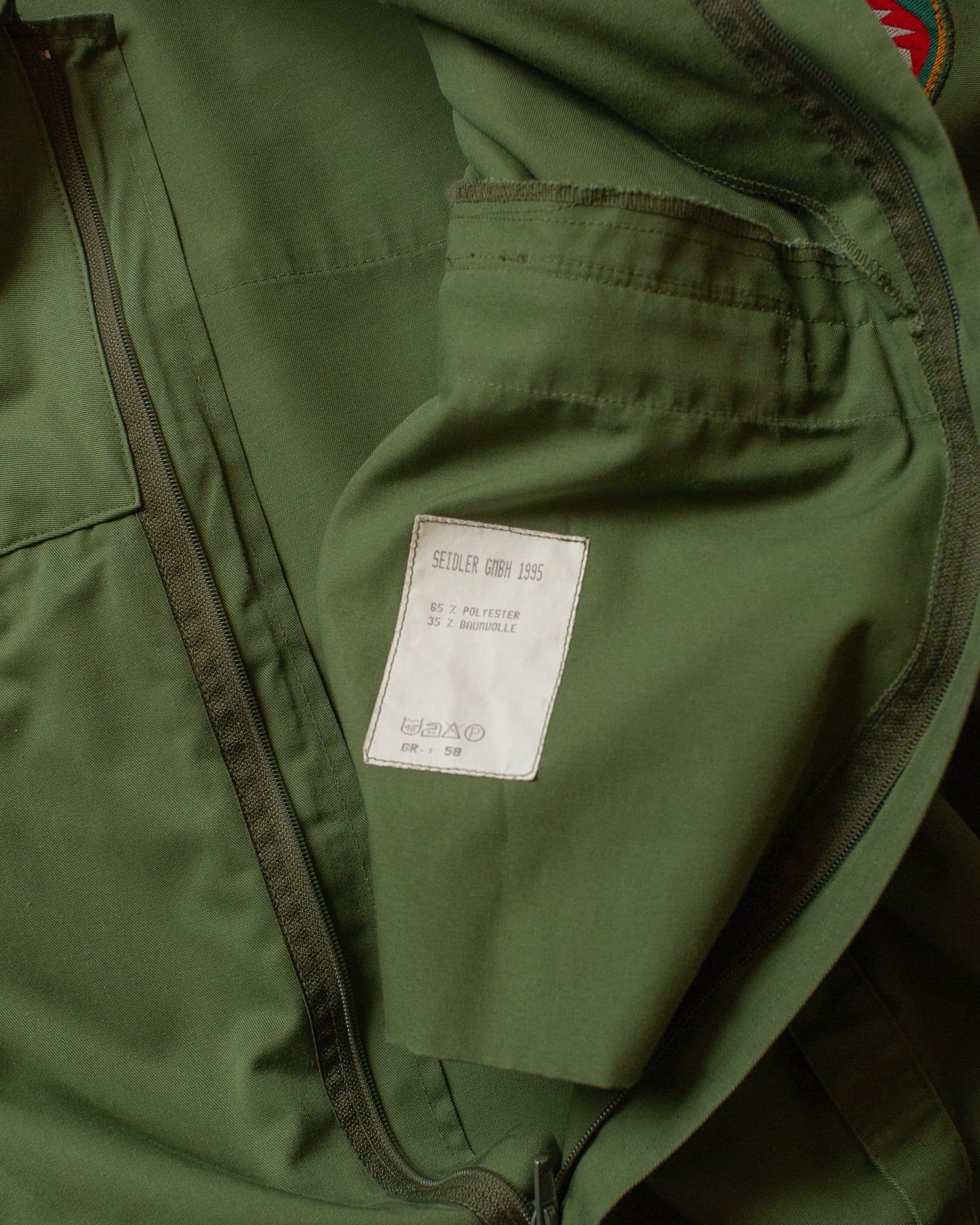 1995 Polizei Shirt Jacket green - XXL