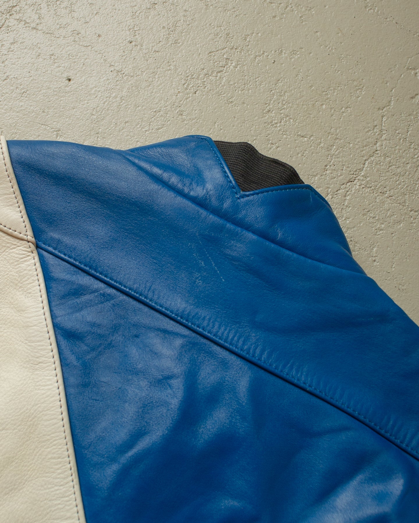 1980s Hein Gericke Colorblock Moto Leather Jacket multi - M/L